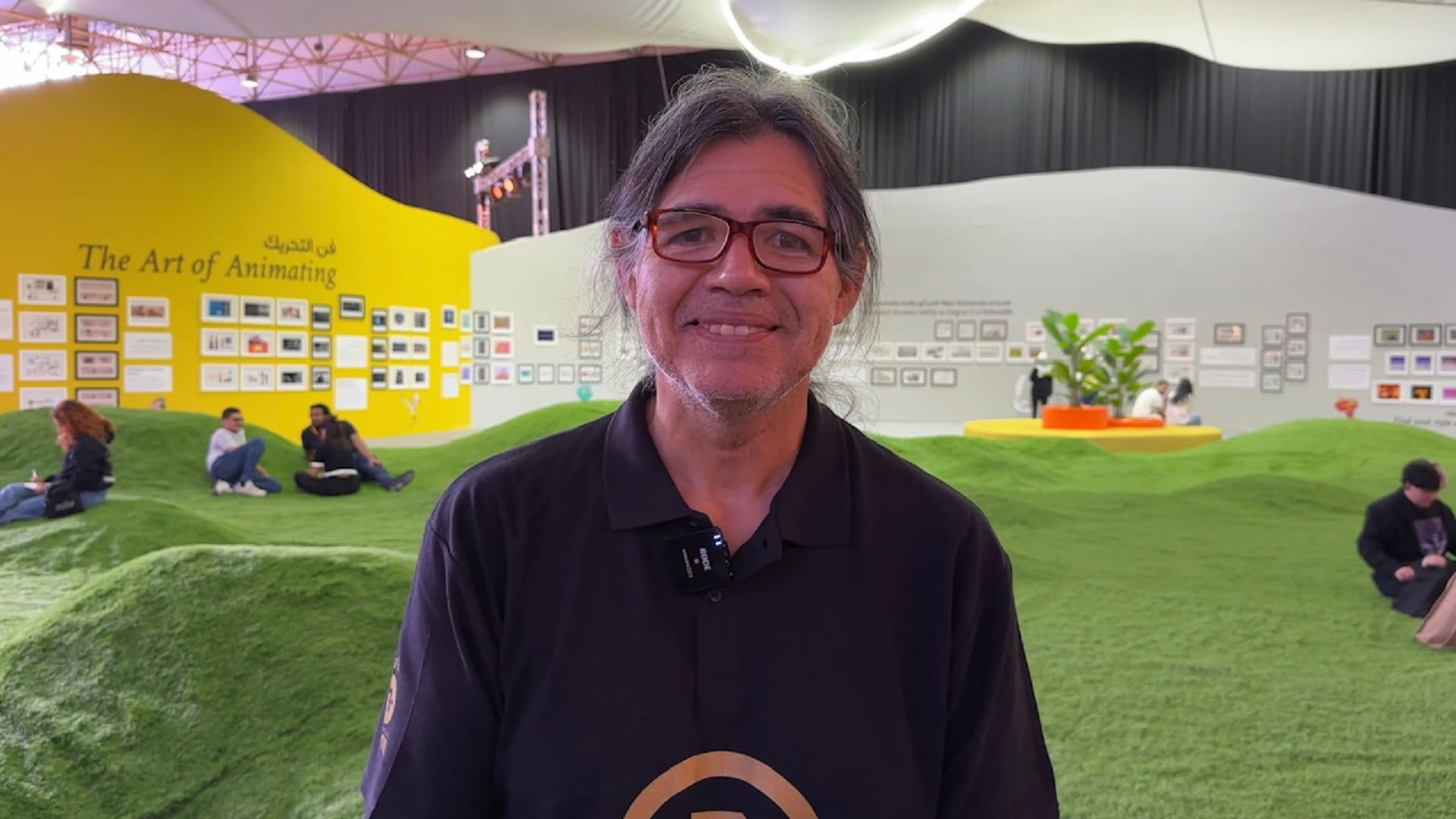 صورة بعنوان: نيفاريز يعرب عن سعادته بالمشاركة في "مؤتمر الرسوم المتحركة" 