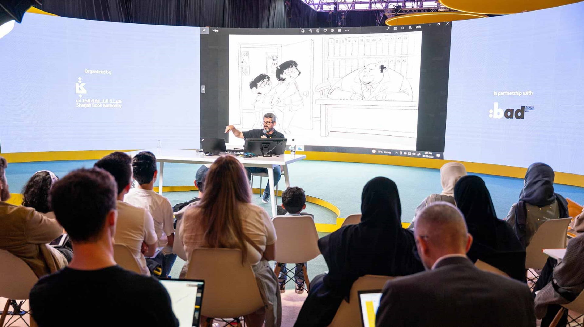 Image for the title: Disney expert inspires new generation of animators at SAC 