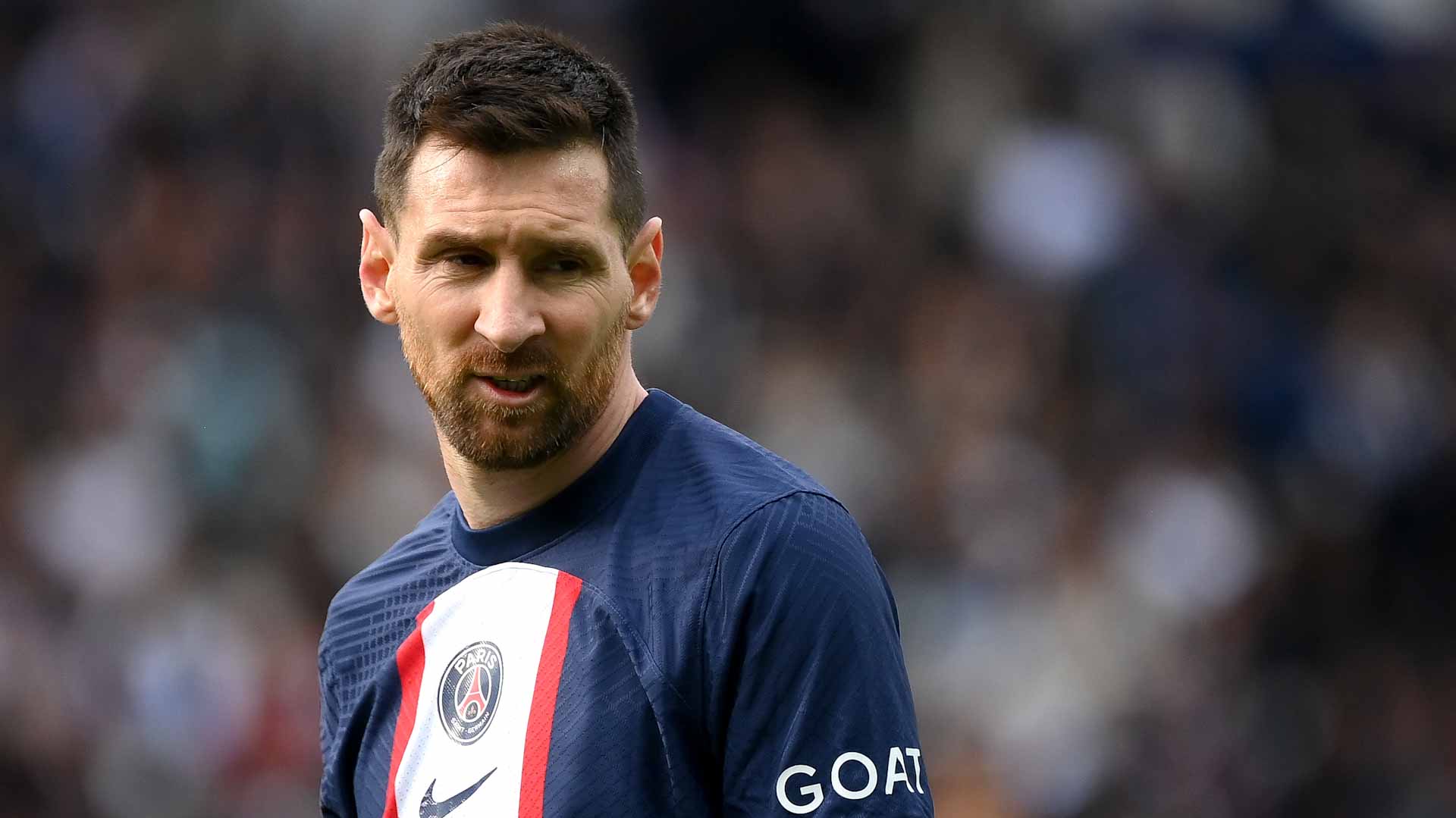 Image for the title: Messi says 'sorry' for Saudi trip after being suspended by PSG 