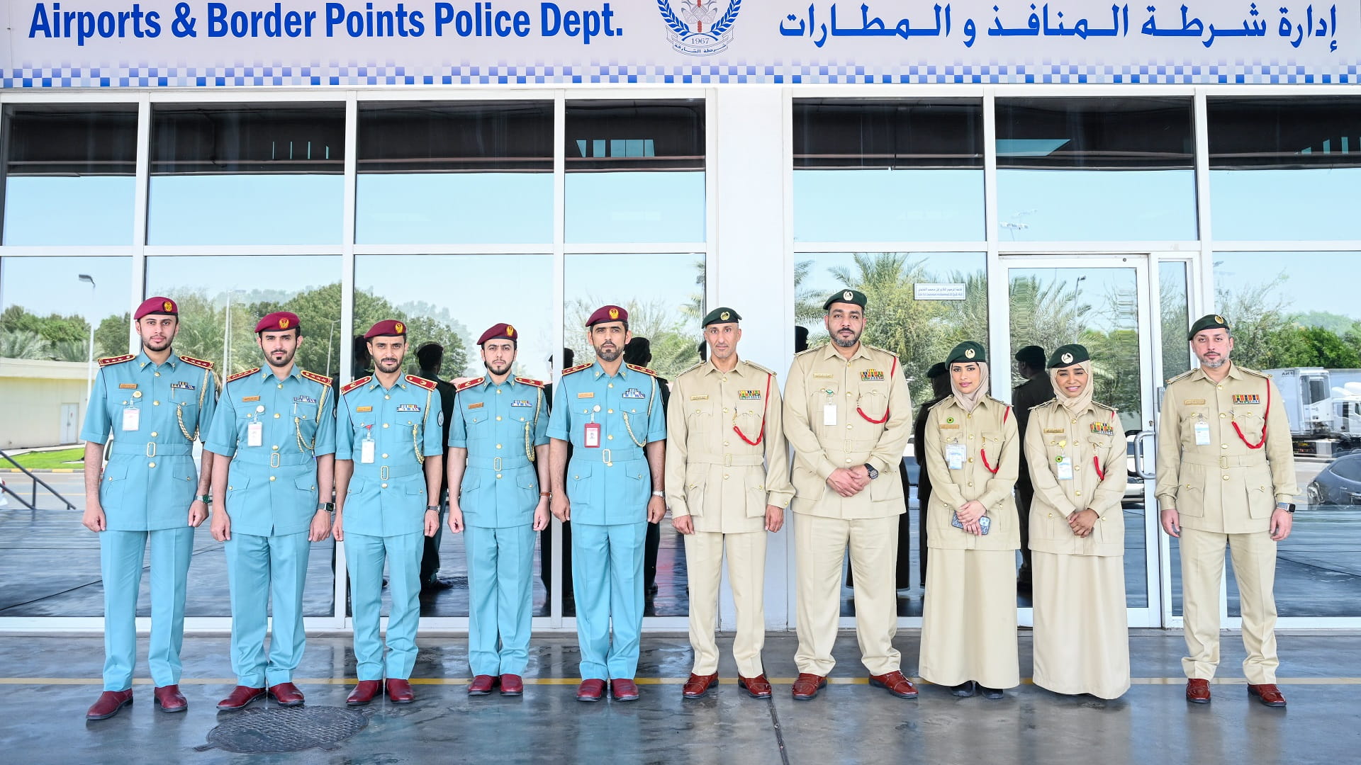 صورة بعنوان: شرطة الشارقة تُطلِع نظيرتها في دبي على أفضل ممارسات أمن المطارات 