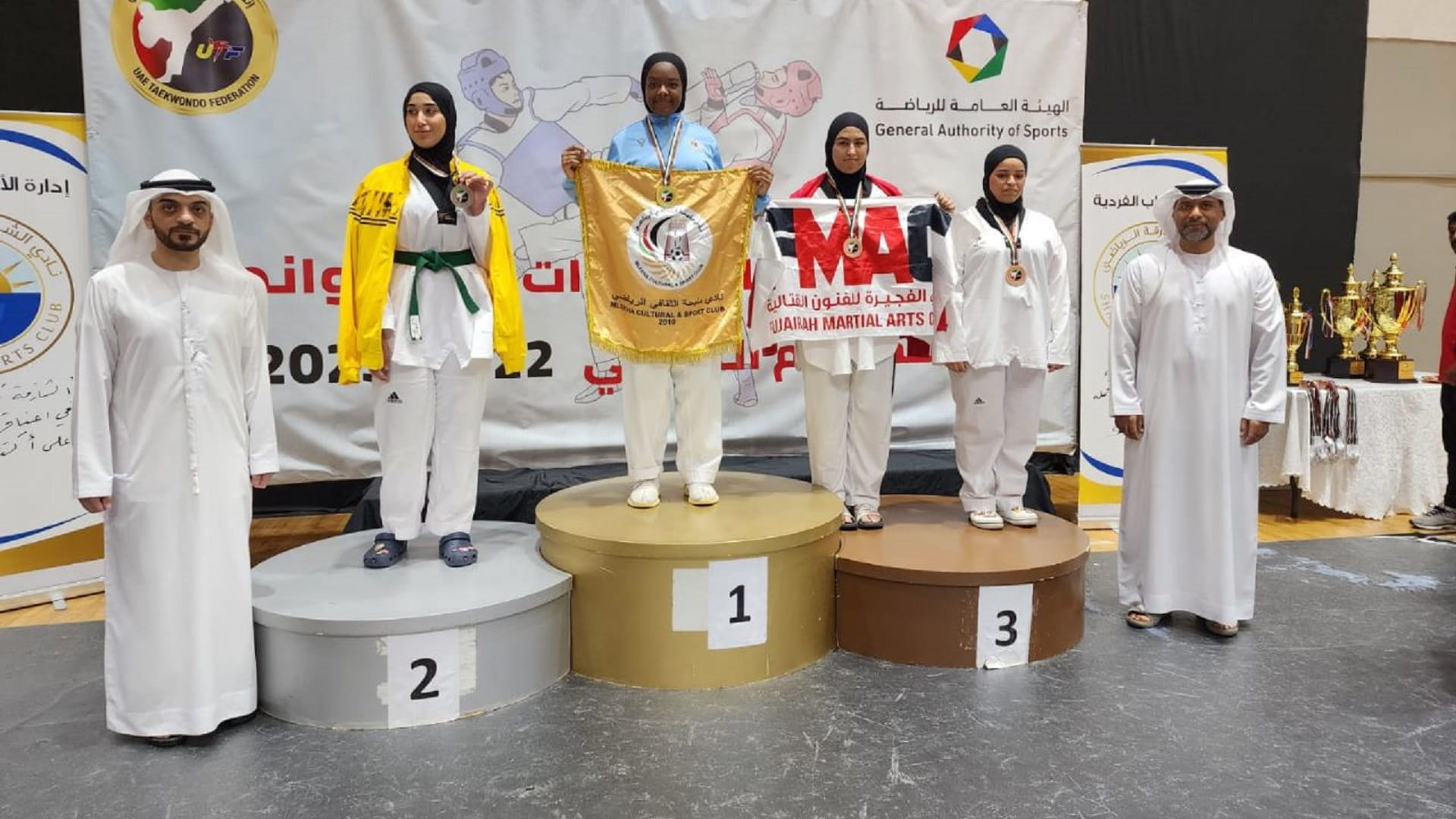 صورة بعنوان: نادي مليحة يحصد 8 ميداليات ببطولة كأس الاتحاد لتايكوندو المواطنين 