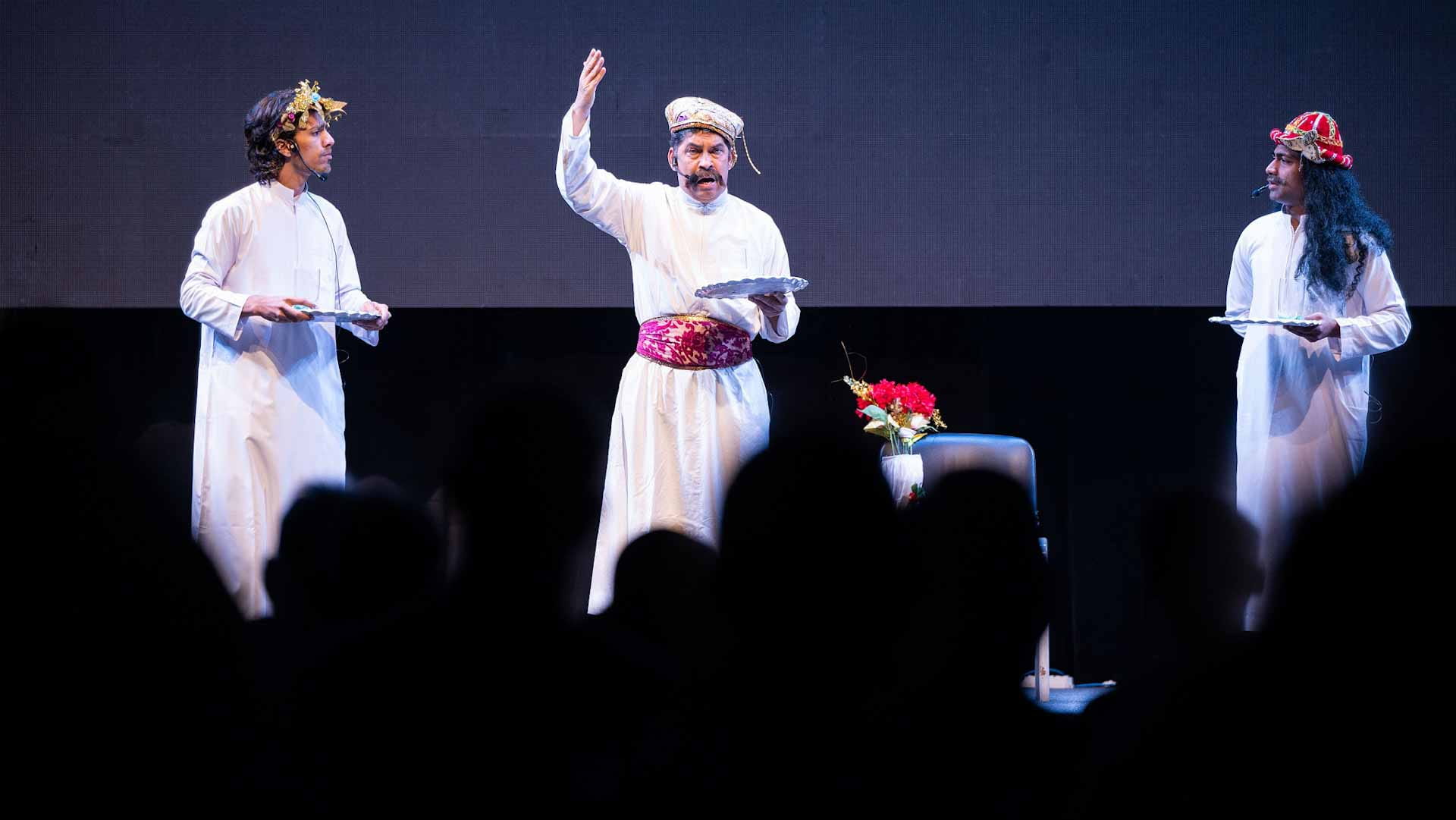 Image for the title: Ahmed Shah makes  much-awaited stage debut at SCRF 