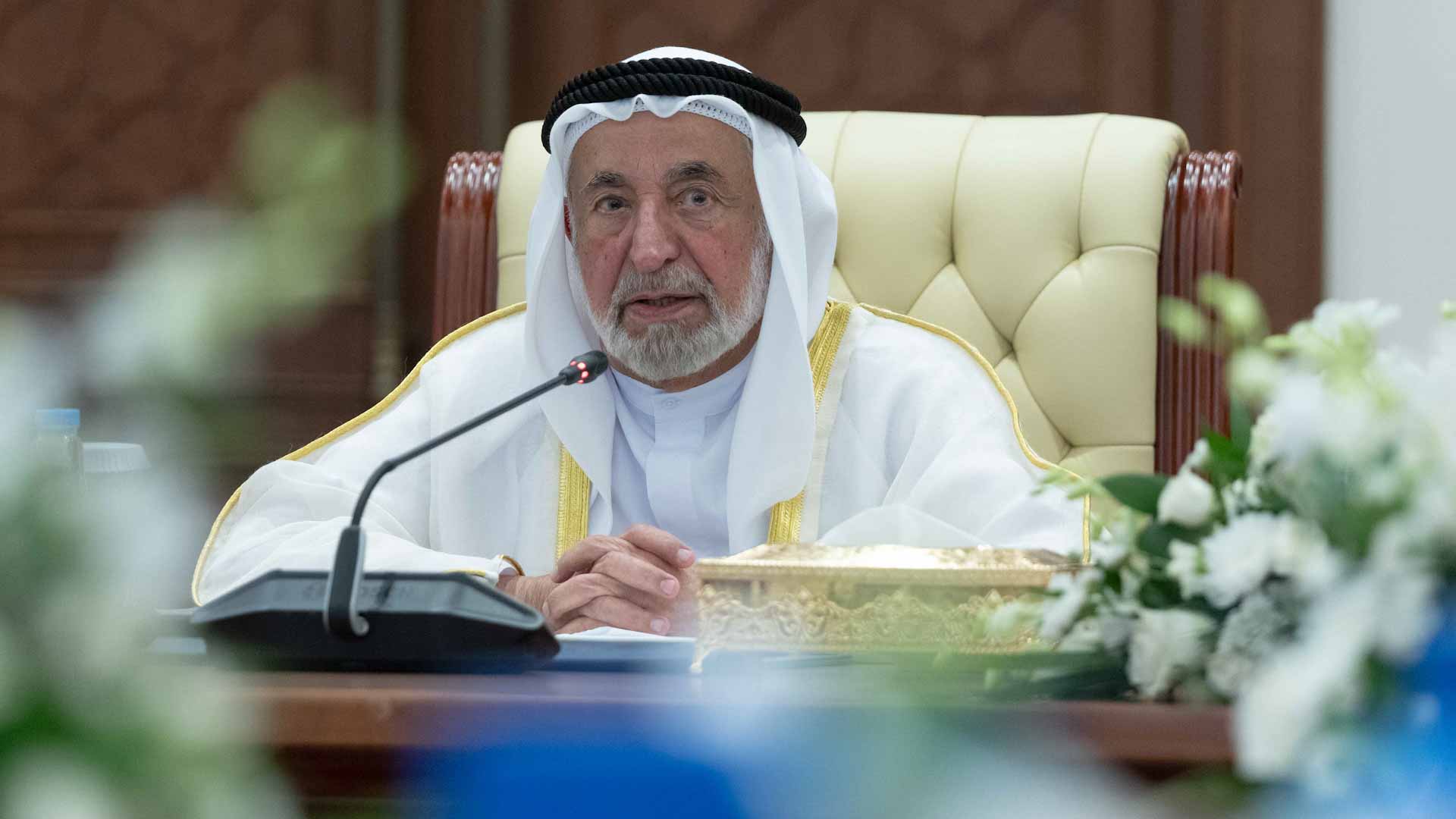 Image for the title: Sharjah Ruler chairs Sharjah Maritime Academy's BOT meeting 