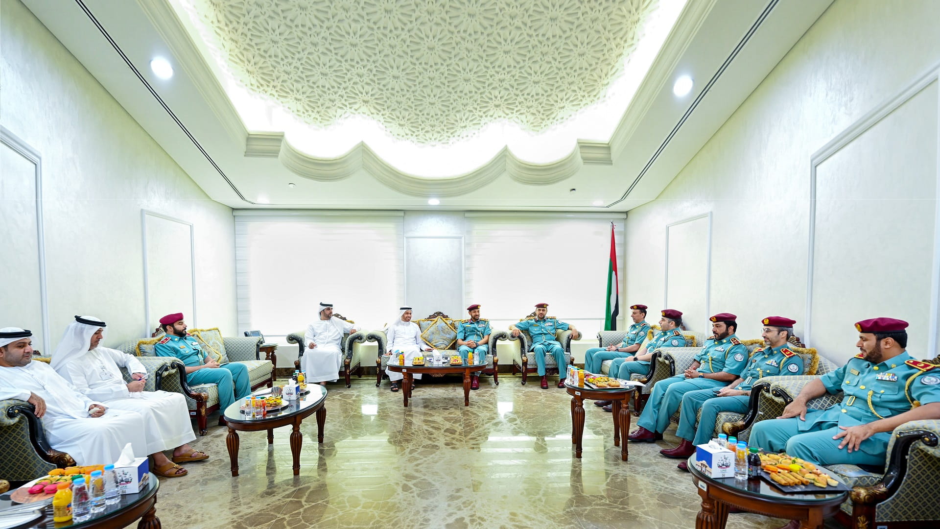 صورة بعنوان: شرطة الشارقة تبحث تعزيز آفاق التعاون مع "دار القضاء" 