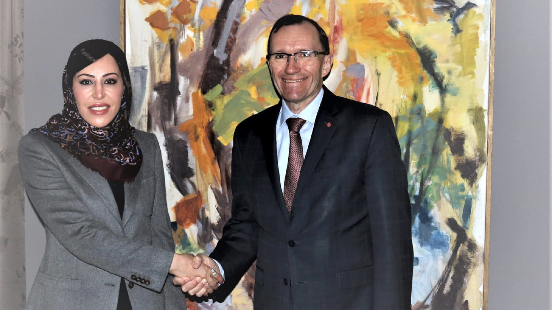 Image for the title: UAE Ambassador meets Norwegian Climate and Environment Minister 