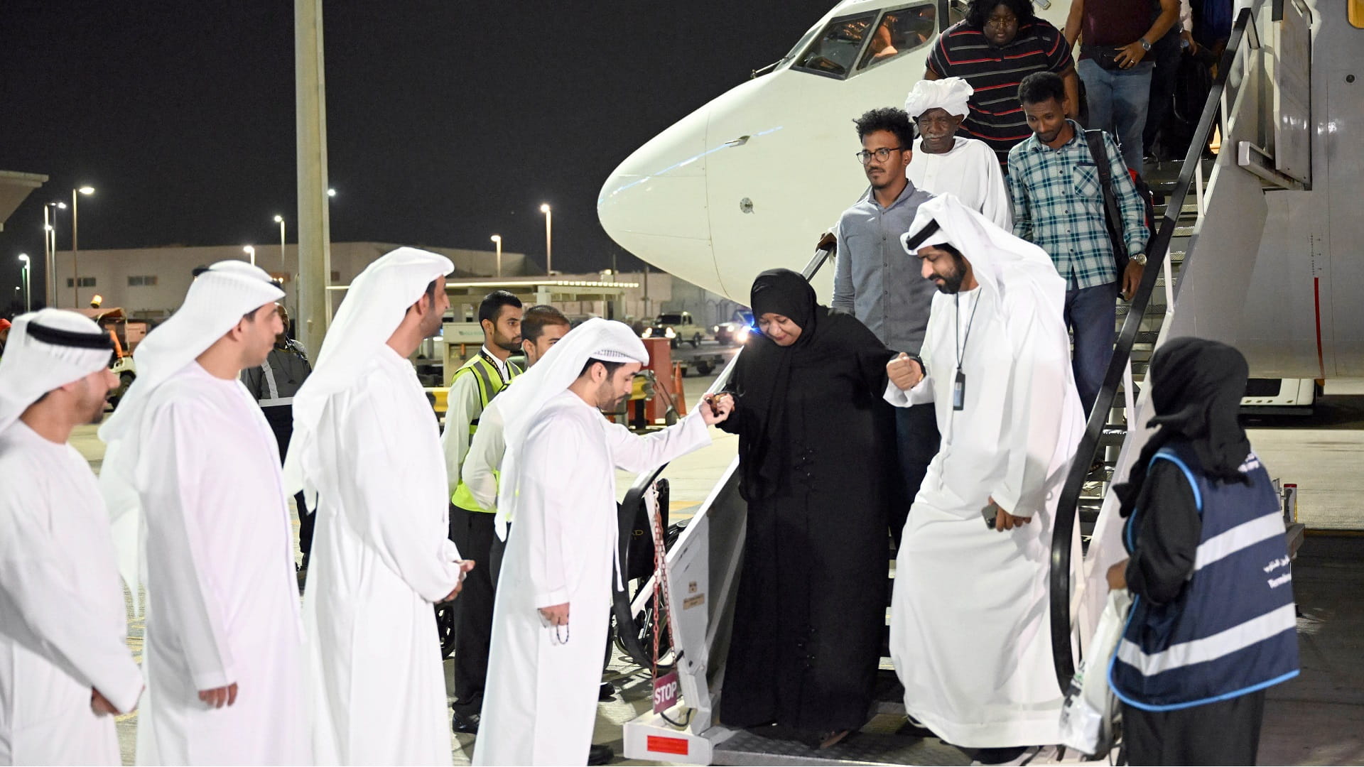 Image for the title: Ninth evacuation plane from Sudan arrives in UAE 