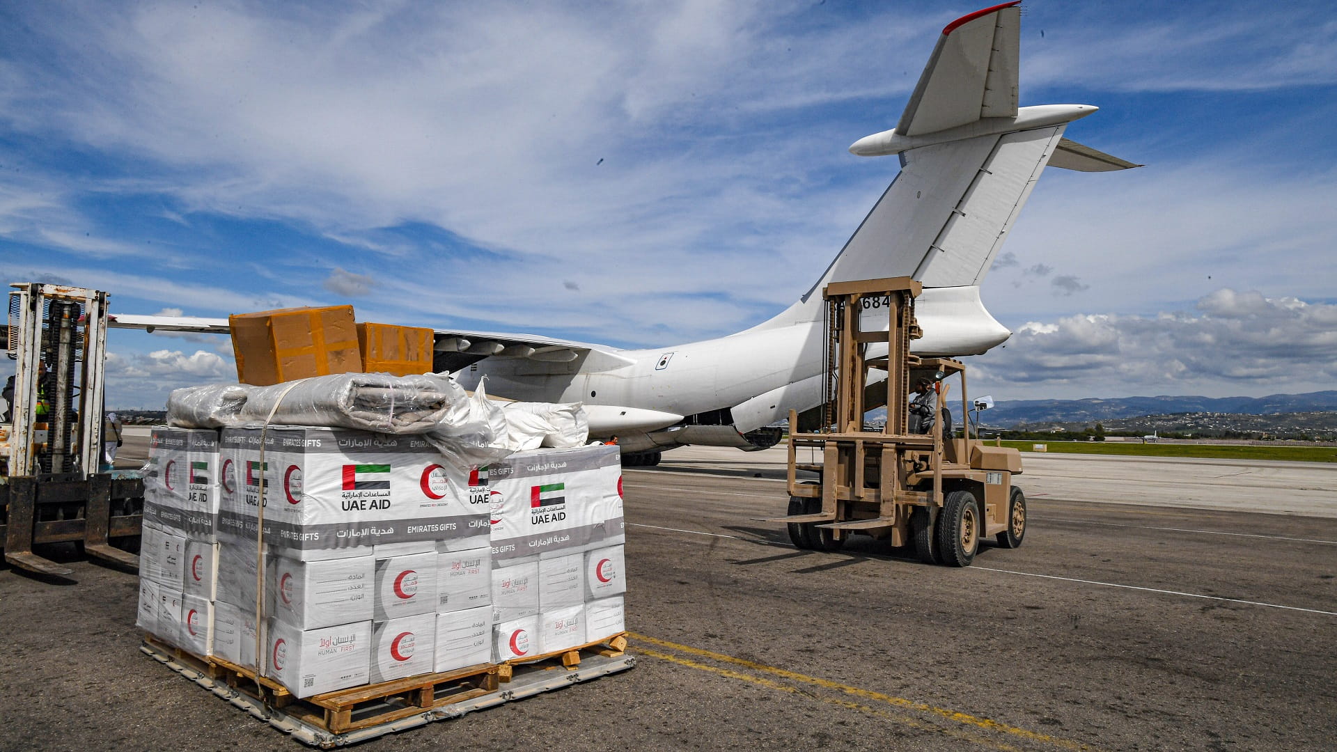 Image for the title: 100 days of aid to Syrian earthquake victims 