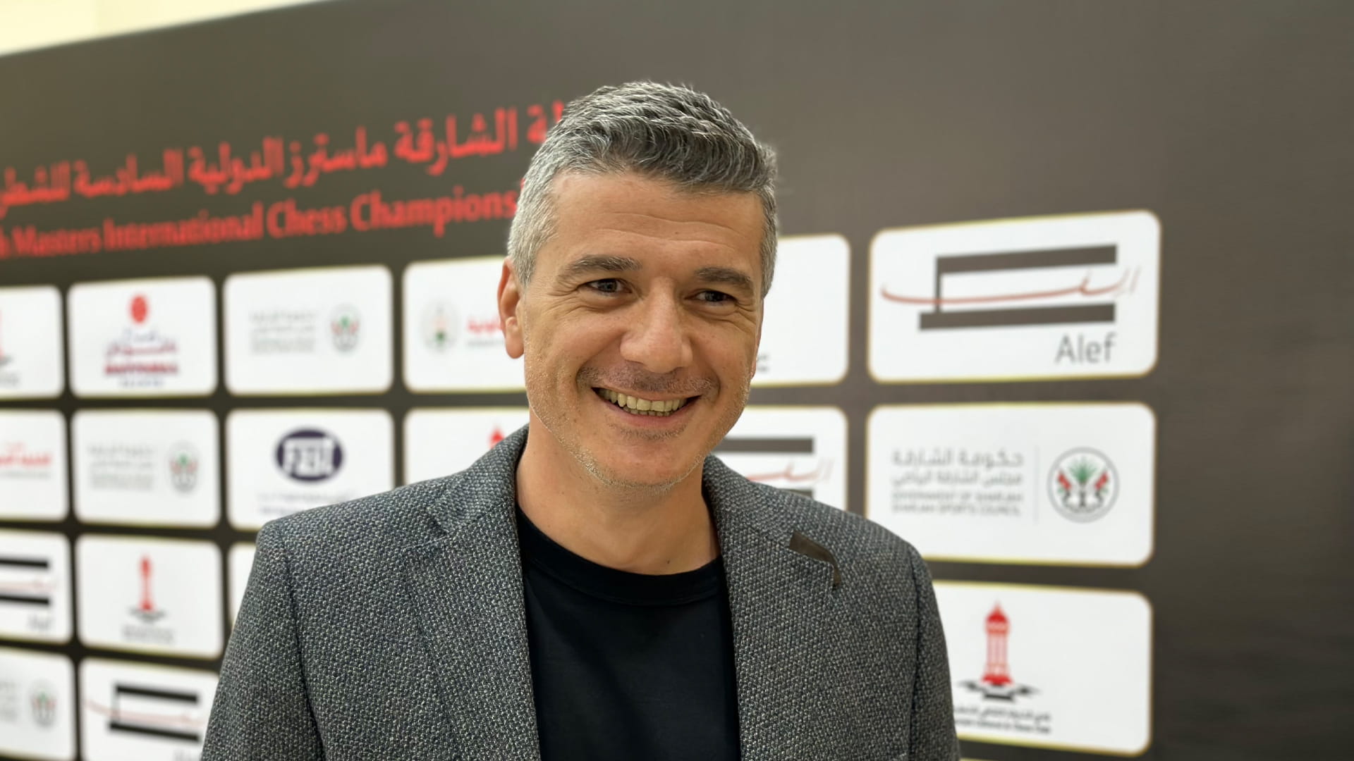 Image for the title: World elite champions compete in Sharjah Chess Masters 