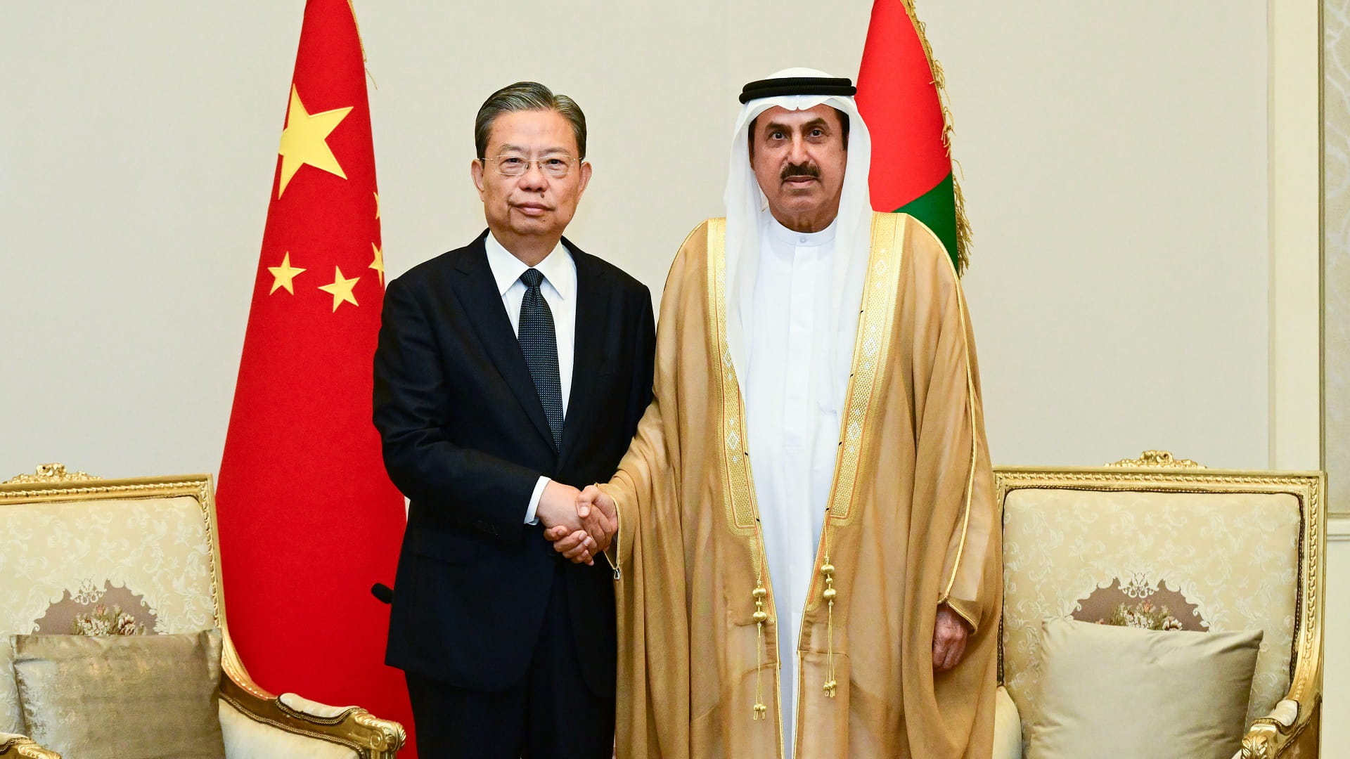 Image for the title: FNC Speaker receives Chairman of Standing CMTE of China’s NPC 