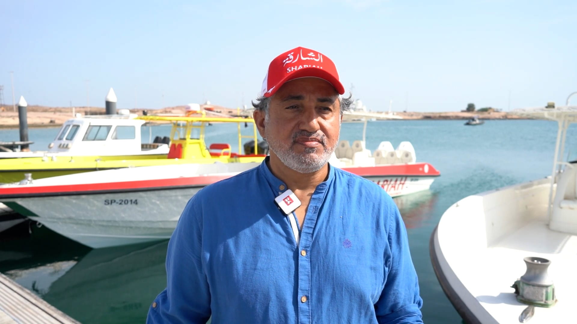 Image for the title: Ahmed Al Hosani: A campaign to clean Creek of Sir Bu Nair Island 