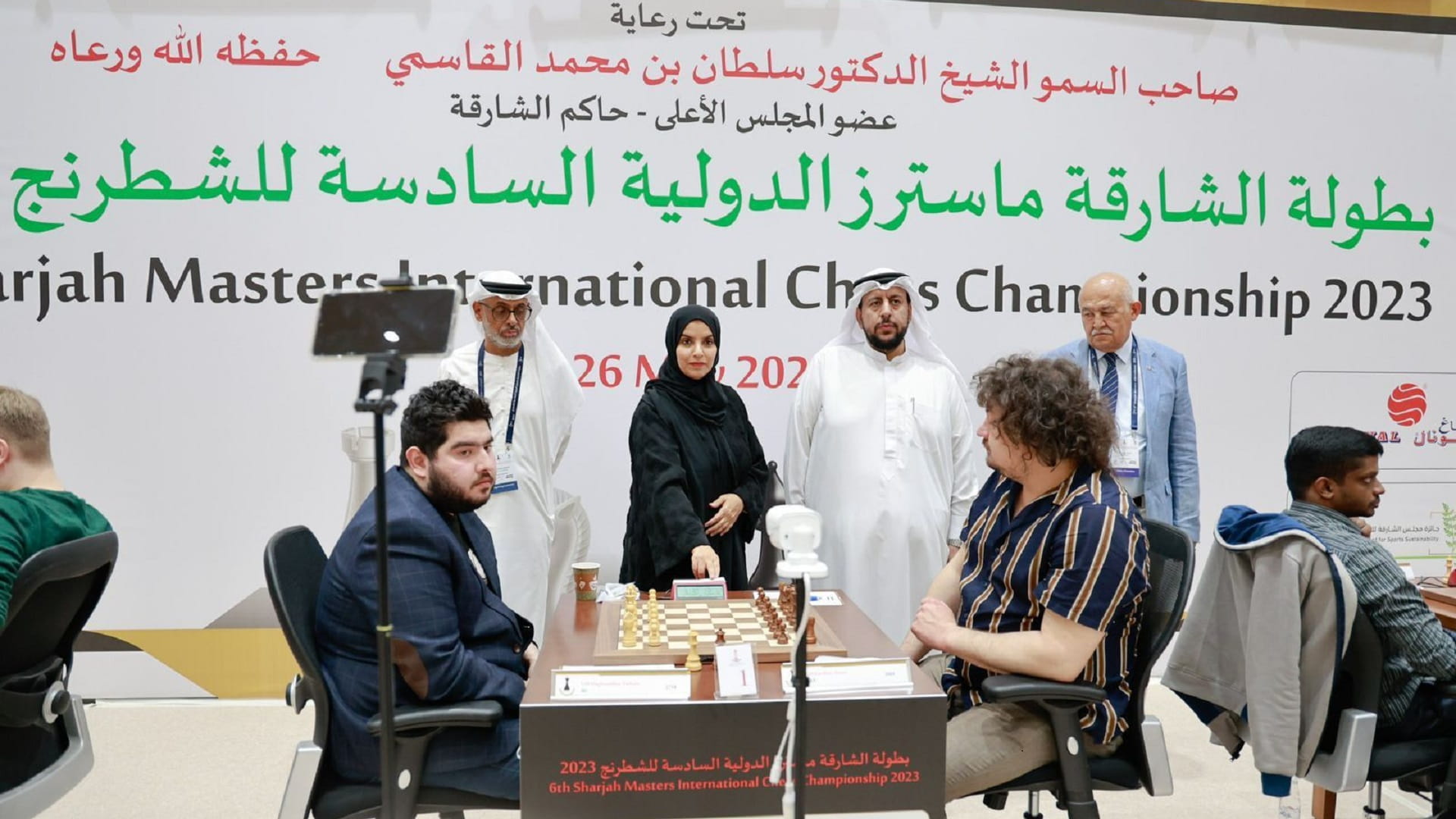 صورة بعنوان: بطولة الشارقة ماسترز الدولية السادسة للشطرنج تطلق جولتها الرابعة 