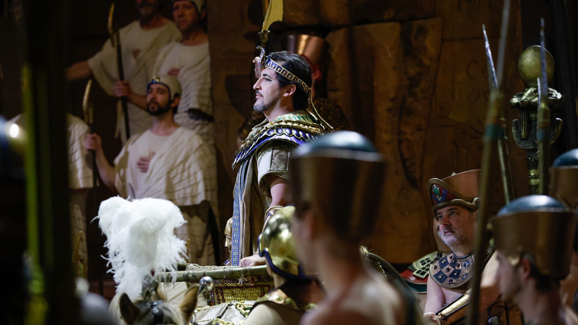 Image for the title: War Horse: Classic 'Aida' at Met Opera takes a bow 