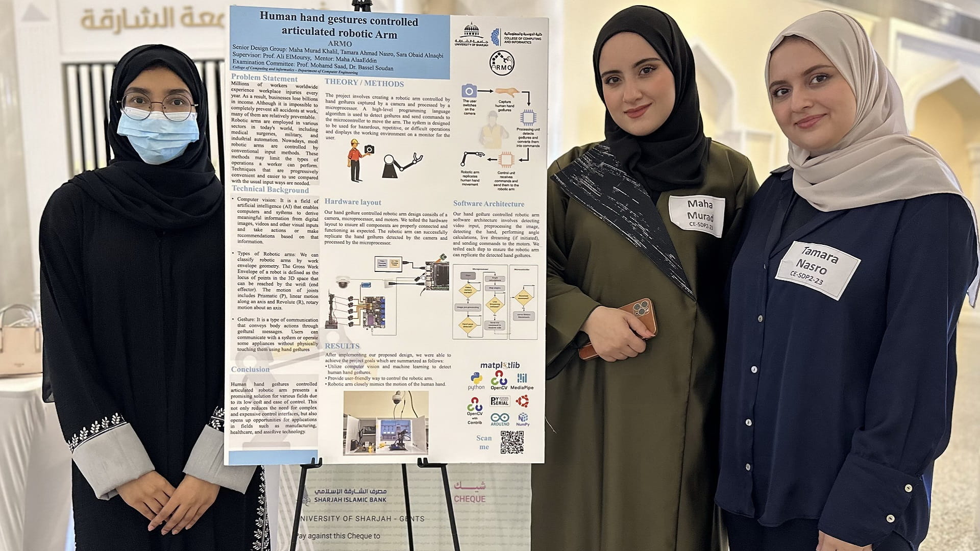 صورة بعنوان: طلبة الحوسبة بجامعة الشارقة يقدمون عدداً من المشاريع الابتكارية 