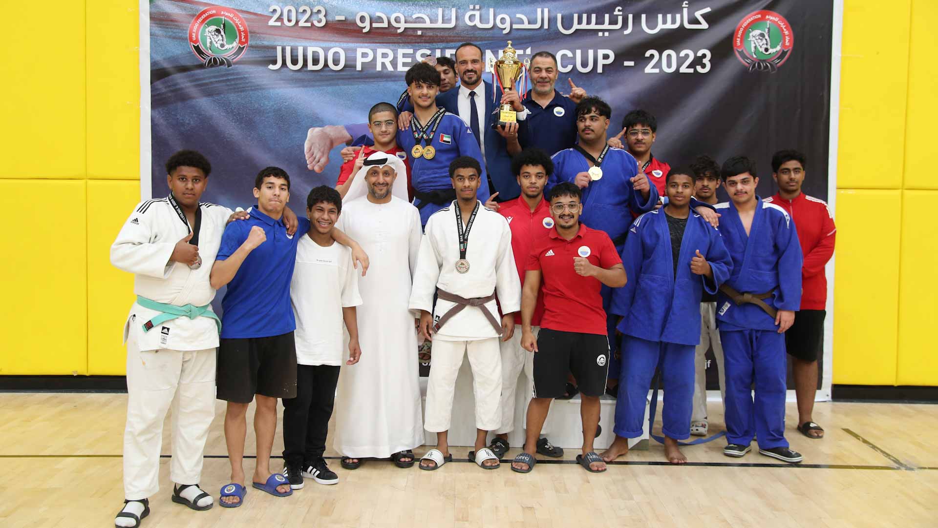 صورة بعنوان: نادي الشارقة بطلاً لكأس رئيس الدولة للجودو بفئة الشباب 