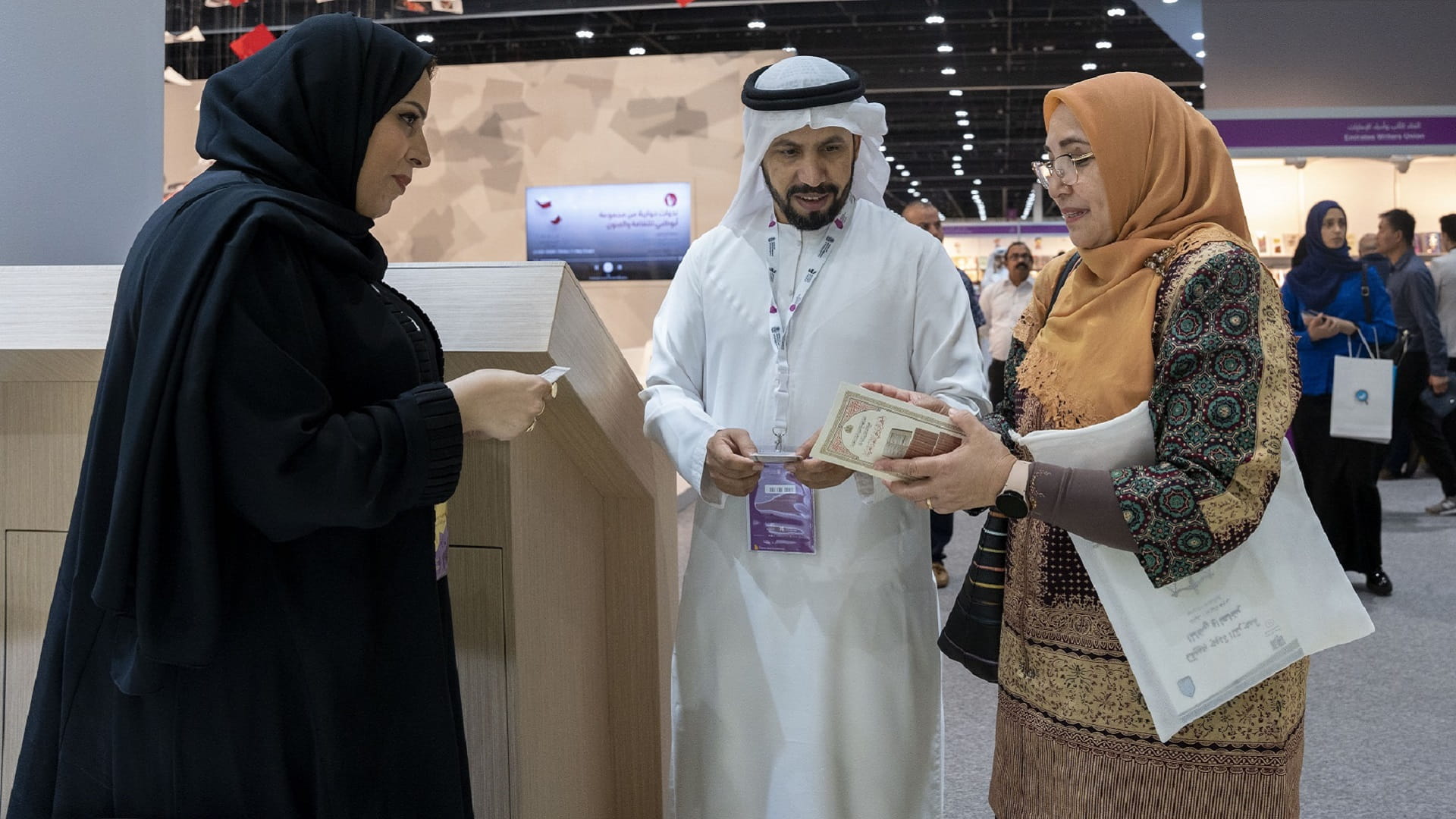 Image for the title: ALA presents 36 volumes of ‘Historical Dictionary' at ADIBF 