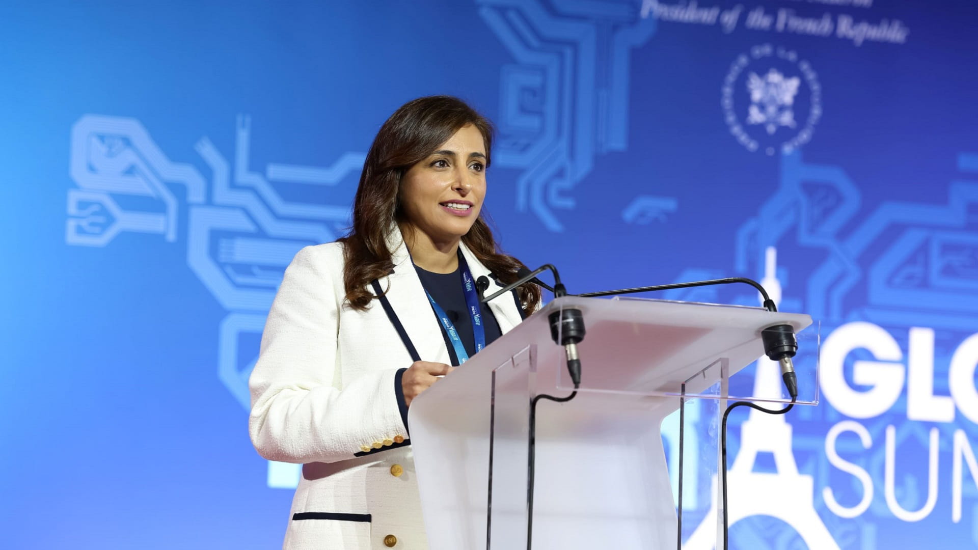 Image for the title: Bodour Al Qasimi calls tech firms for more female influence 