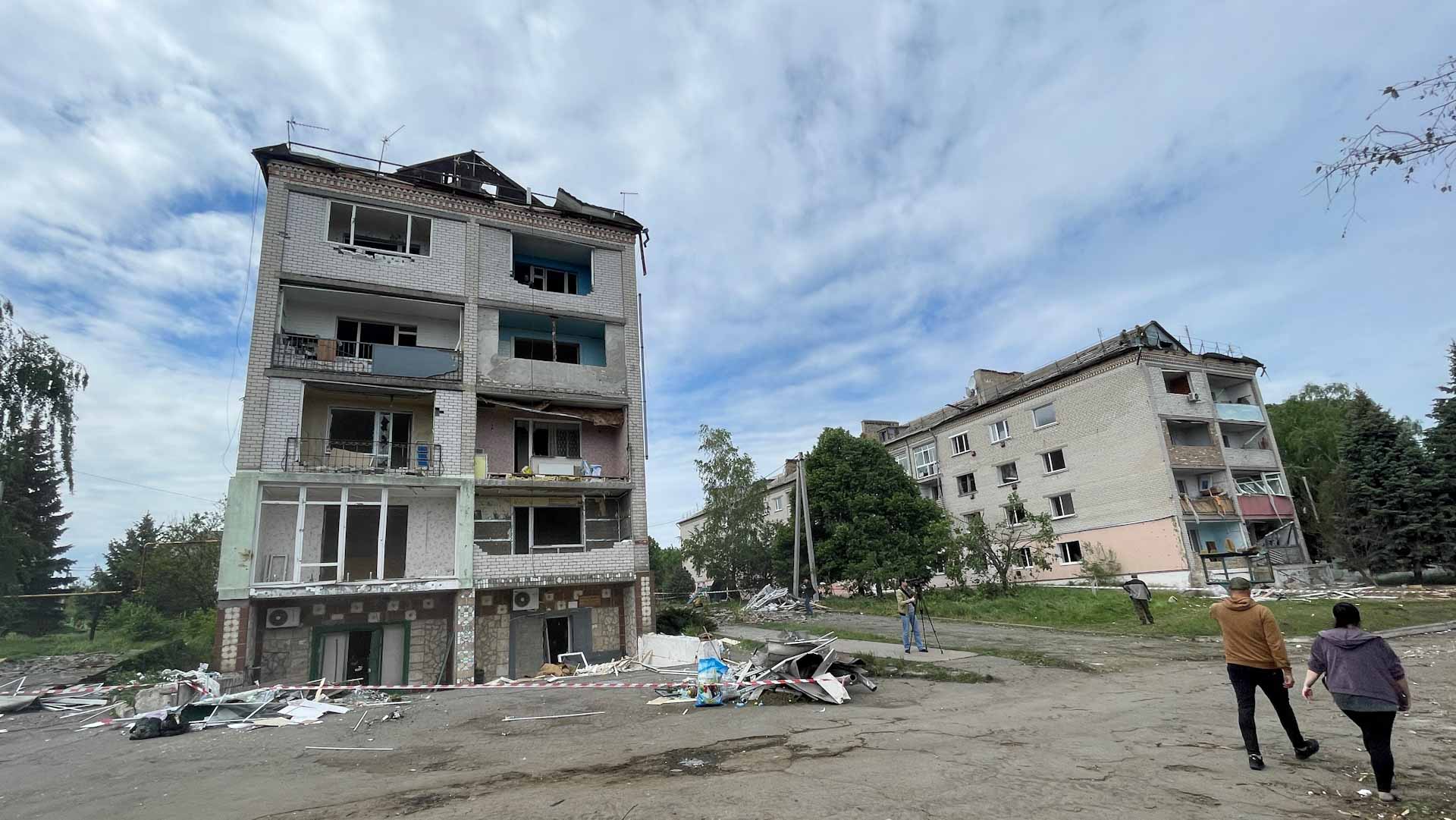 Image for the title: Russian strike on clinic kills one, injures 15 in Ukraine 