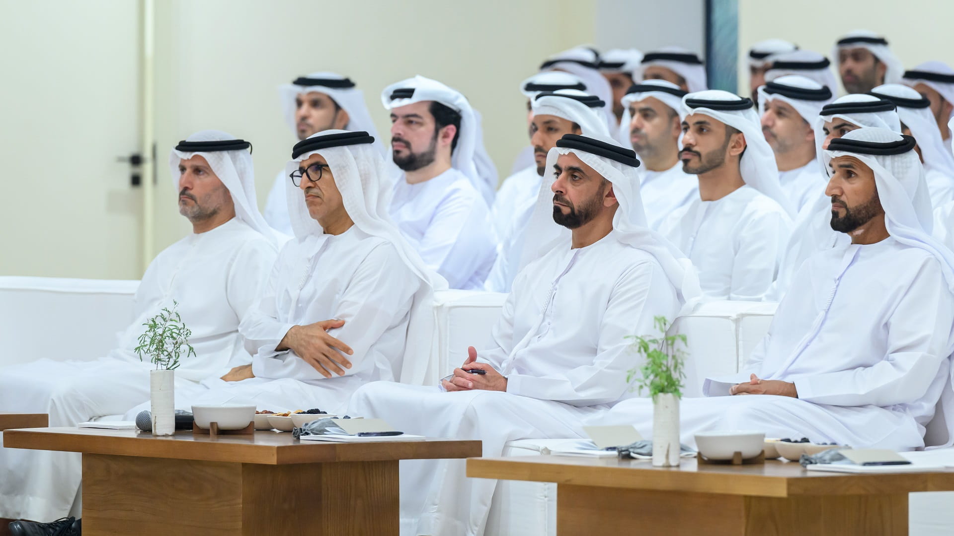 Image for the title: Saif bin Zayed attends Majlis Mohamed bin Zayed lecture 