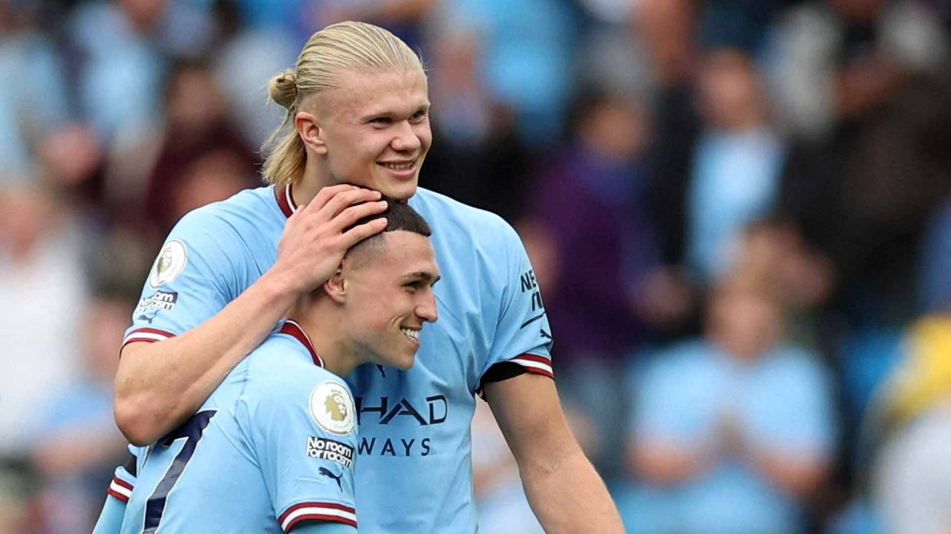 Image for the title: Haaland named Premier League Player of season 