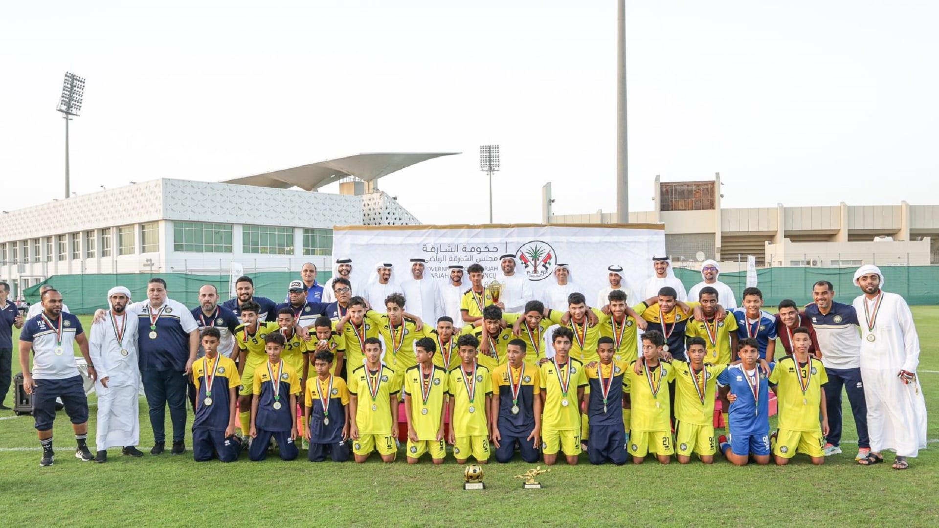 صورة بعنوان: اتحاد كلباء يفوز ببطولة مجلس الشارقة لكرة القدم للأشبال 