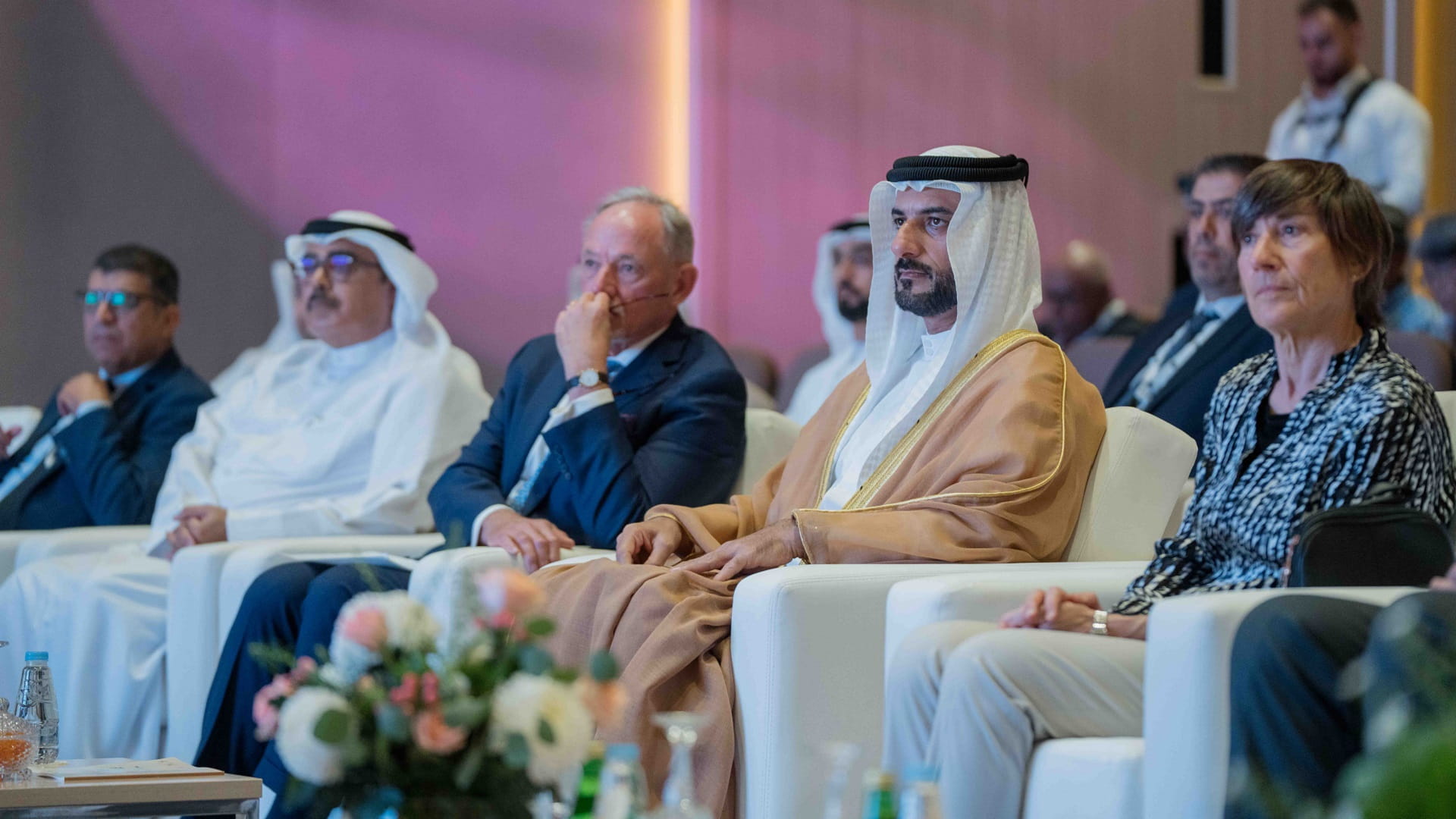 Image for the title: Sultan bin Ahmed witnesses opening Arab Forum 4 