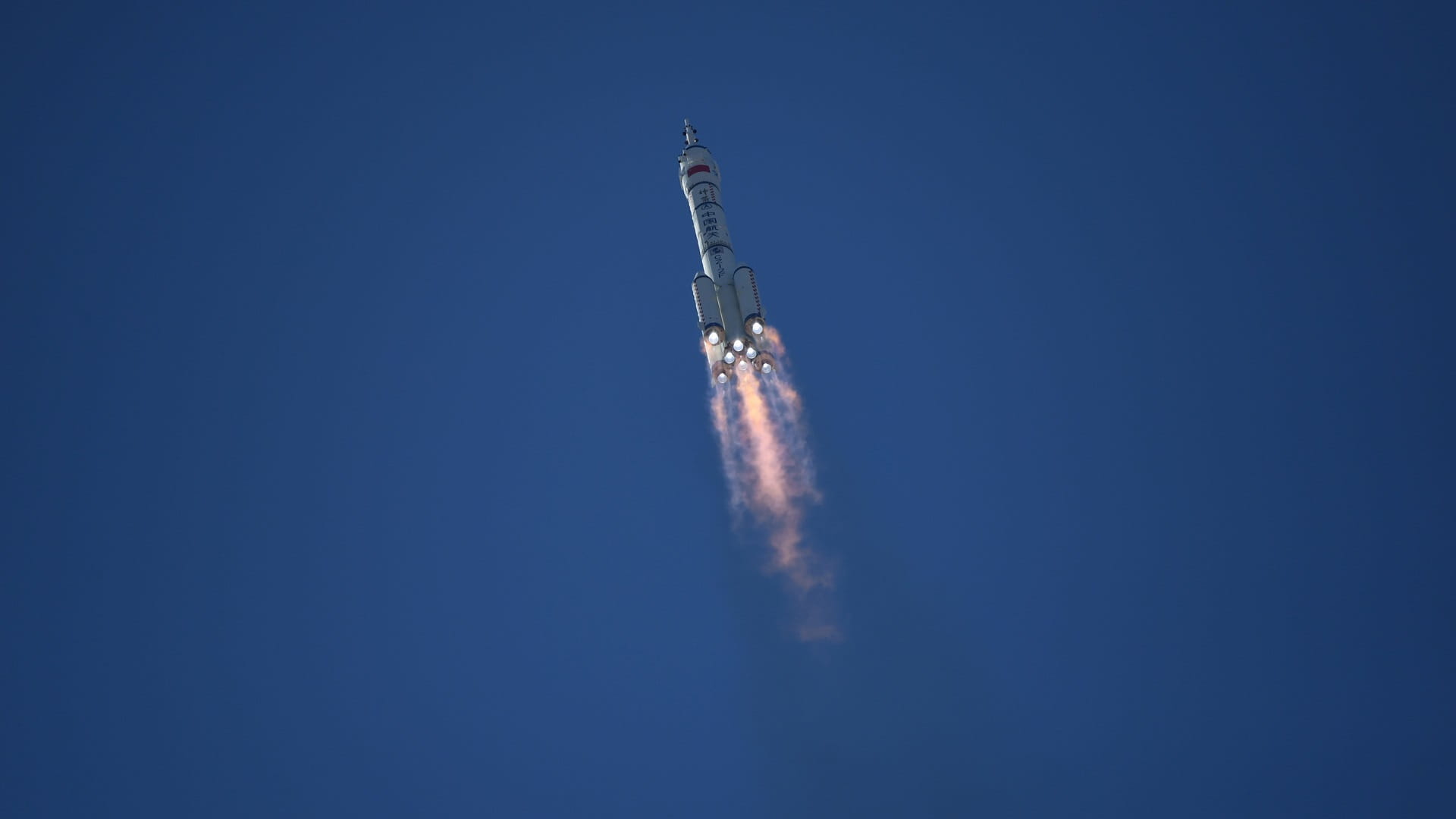 Image for the title: China launches Shenzhou-16 mission for 5-month in space station 