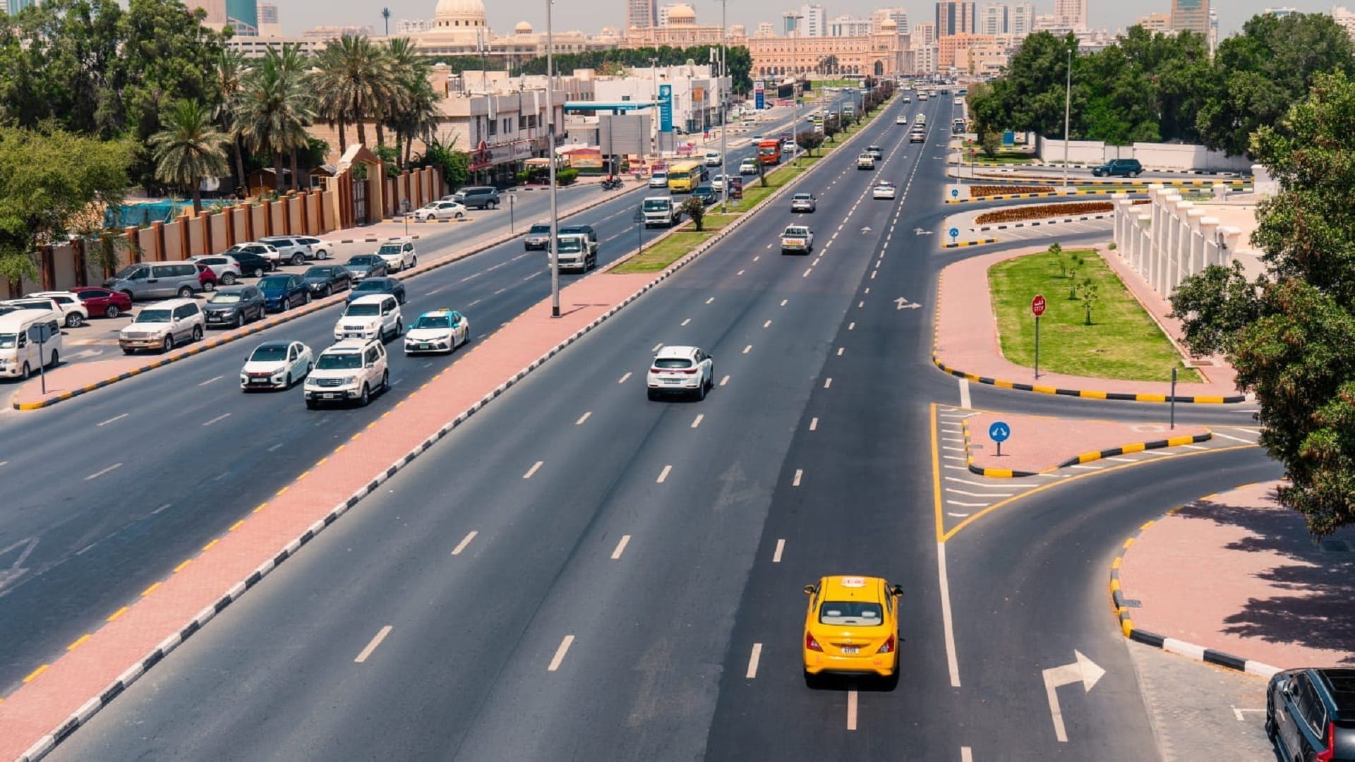 Image for the title: SRTA implements traffic improvements on Sheikh Zayed Road 