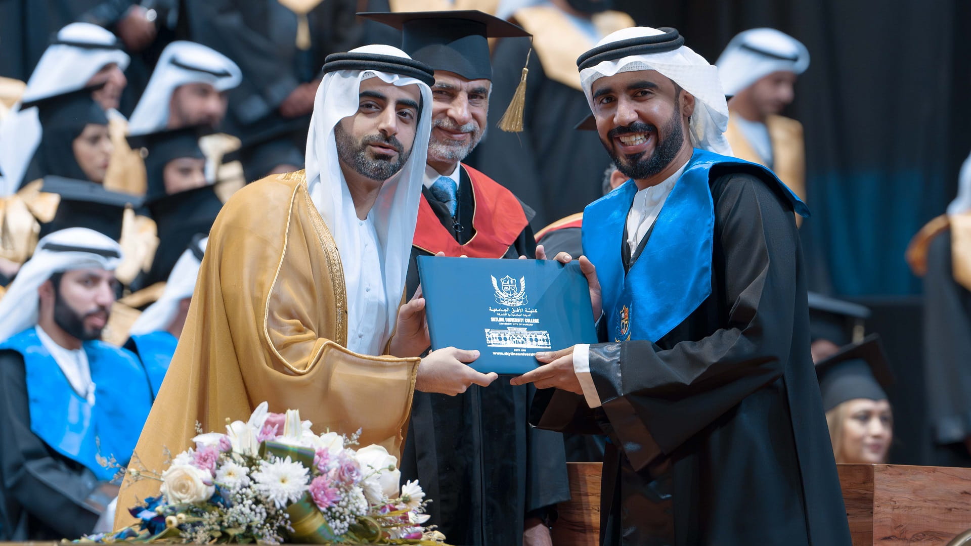 Image for the title: Salem bin Abdul Rahman attends graduation ceremony of SUC 