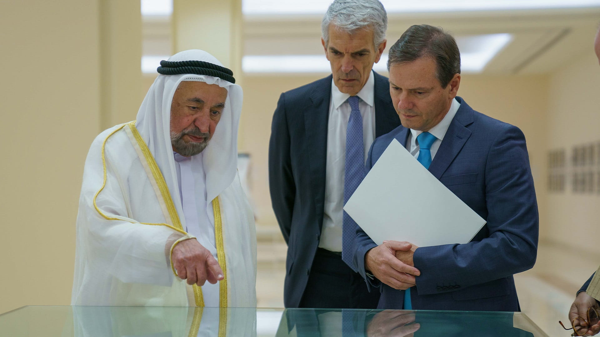 Image for the title: Sharjah Ruler on historical journey with Coimbra’s collection 