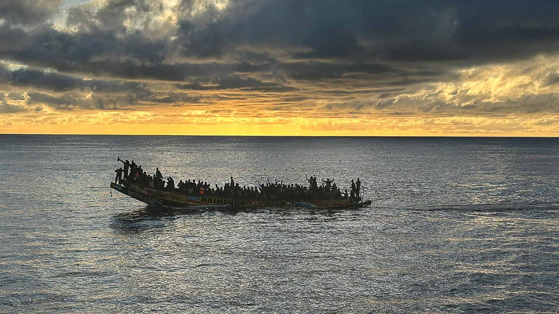 Image for the title: Migrants reaching Spain's Canary Islands near 32,000 this year 