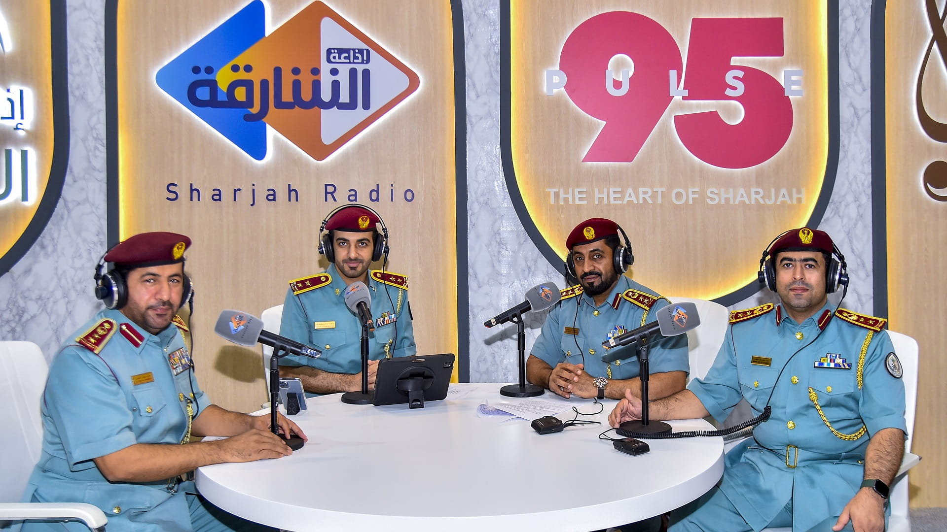 صورة بعنوان: أمان يا بلادي يستعرض الحضور الشرطي والأمني في معرض الشارقة للكتاب 