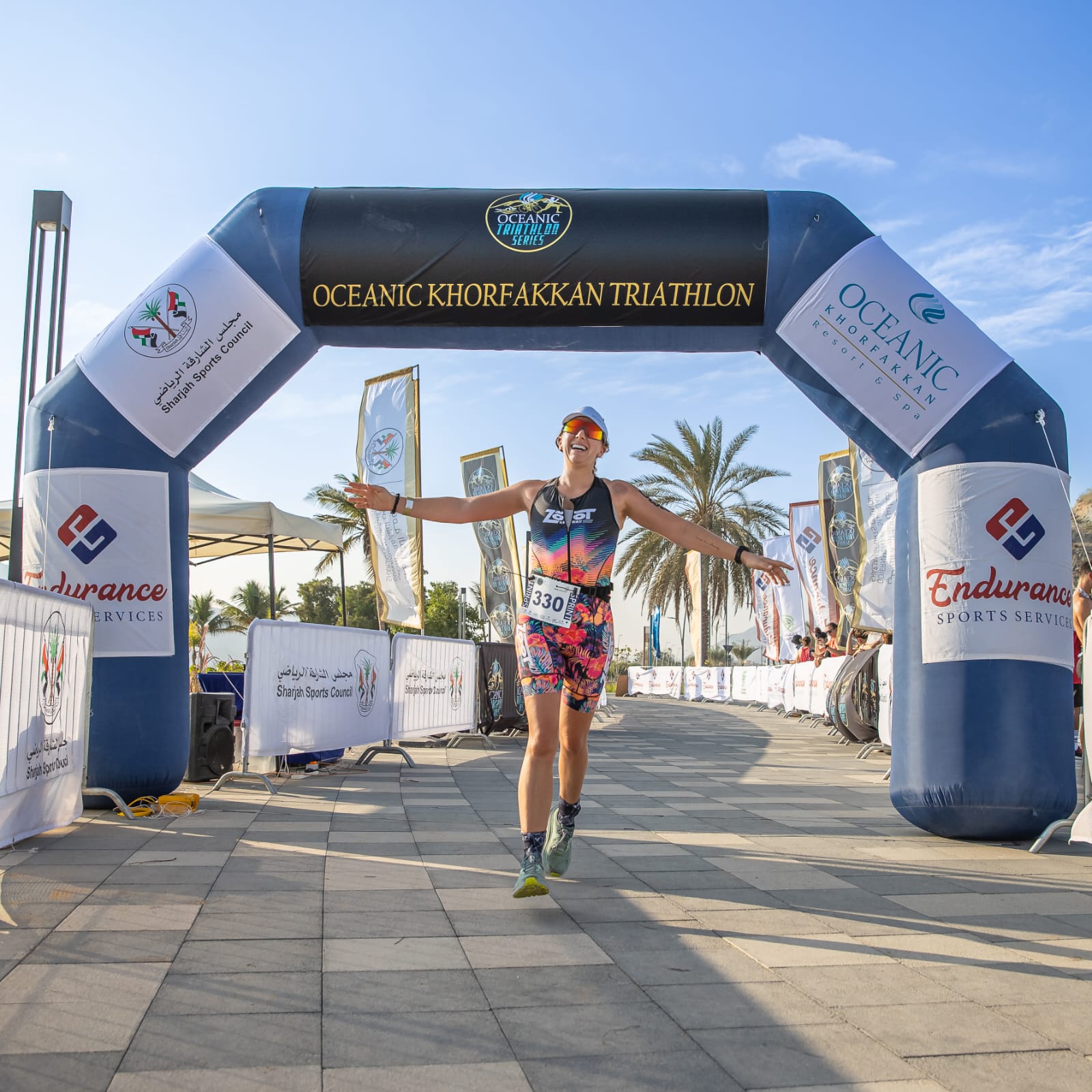 Image for the title: Oceanic Khorfakkan Triathlon 2023 wraps up 