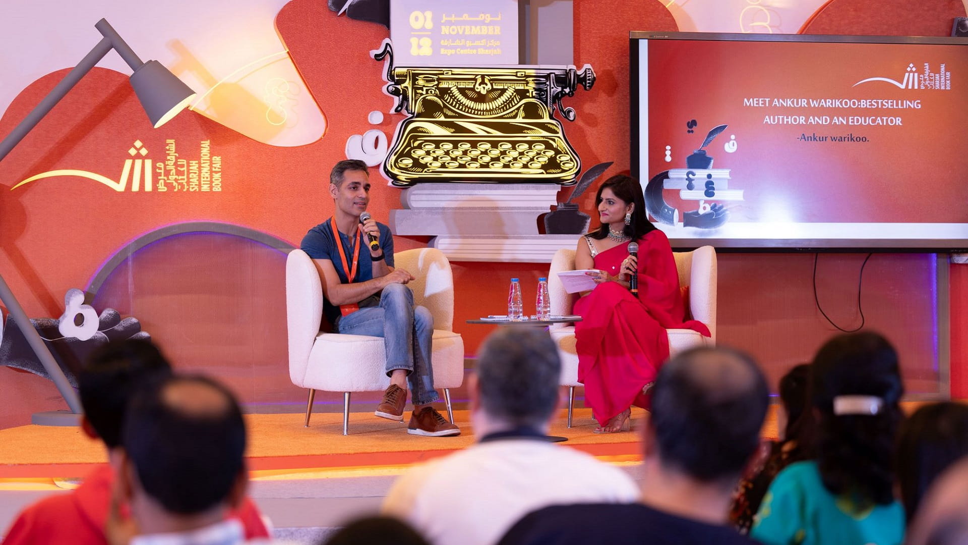 Image for the title: Warikoo highlights transformational journey  at SIBF 