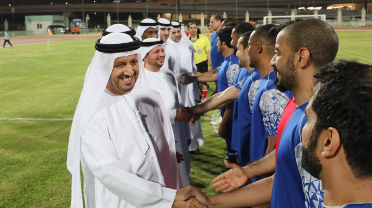 Image for the title: Thrilling Kickoff in 26th Sharjah Gov. Football Championship 