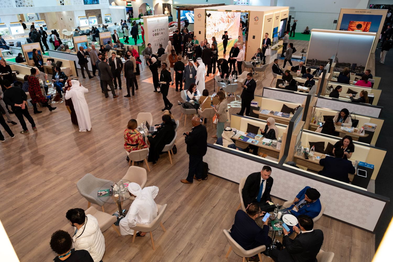 Image for the title: Sharjah Pavilion visitors partake in expedition exp at WTM 