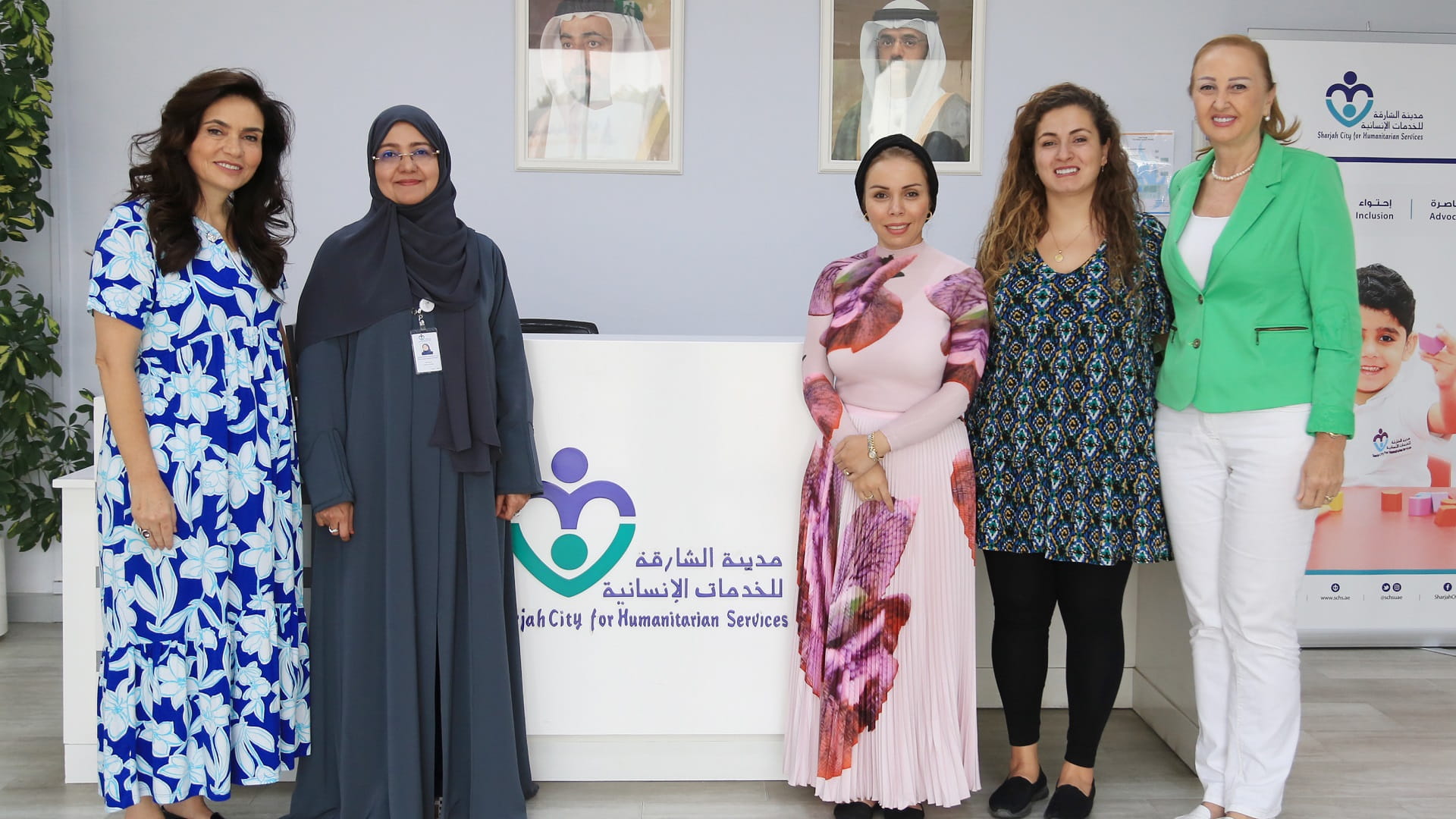 صورة بعنوان: بحث التعاون بين "مؤسسة الأميرة تغريد" و"الشارقة للخدمات الإنسانية" 