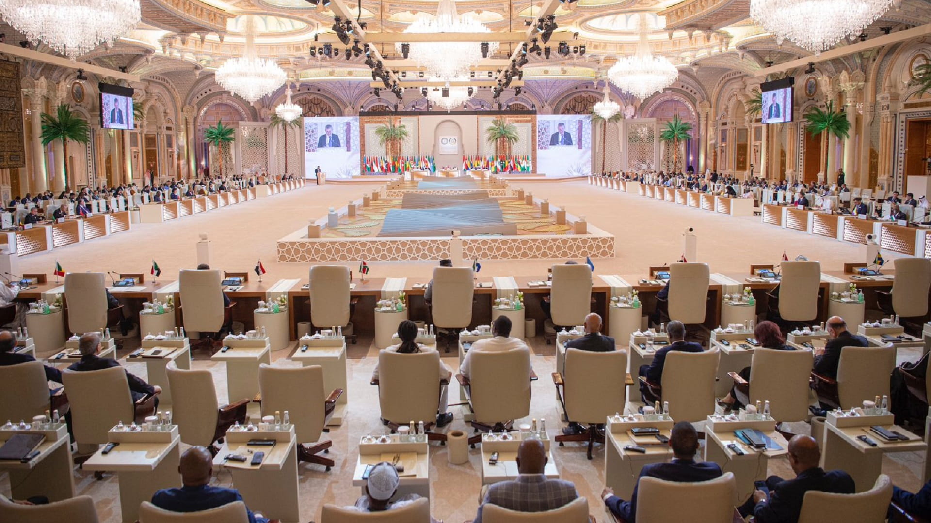 Image for the title: Joint Arab Islamic Extraordinary Summit concludes 