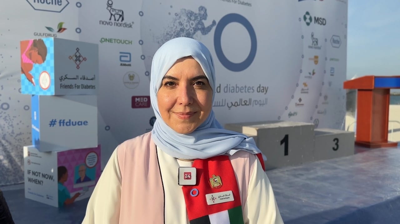 Image for the title: Al Amiri: Blue Circle Run raises charity for Gaza 