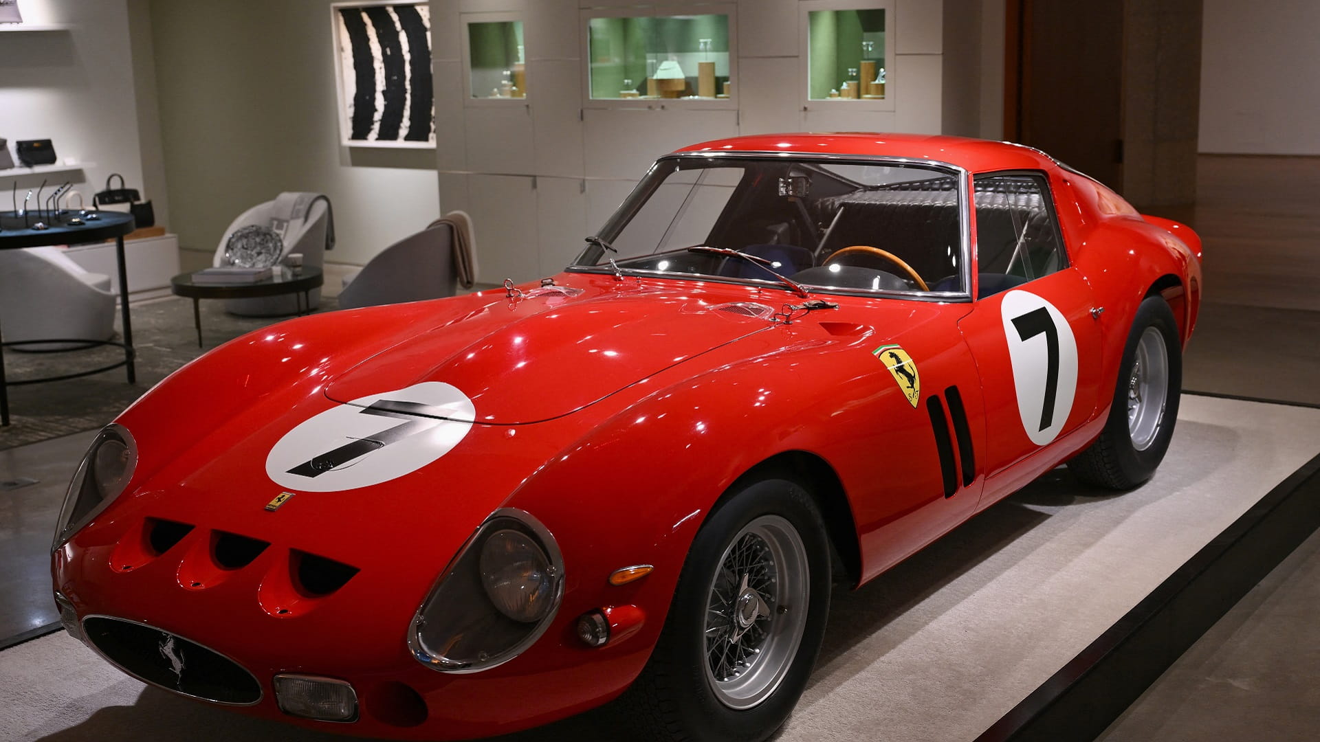 Image for the title: 1962 Ferrari auctioned for $51.7 mn in New York at Sotheby's 