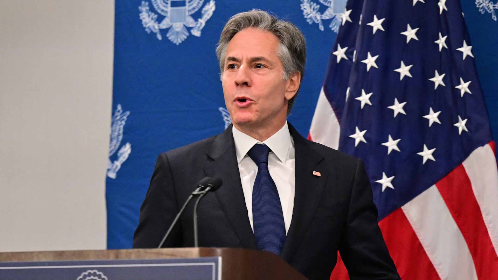 Image for the title: Blinken asks Israel for 'urgent' action against settler violence 