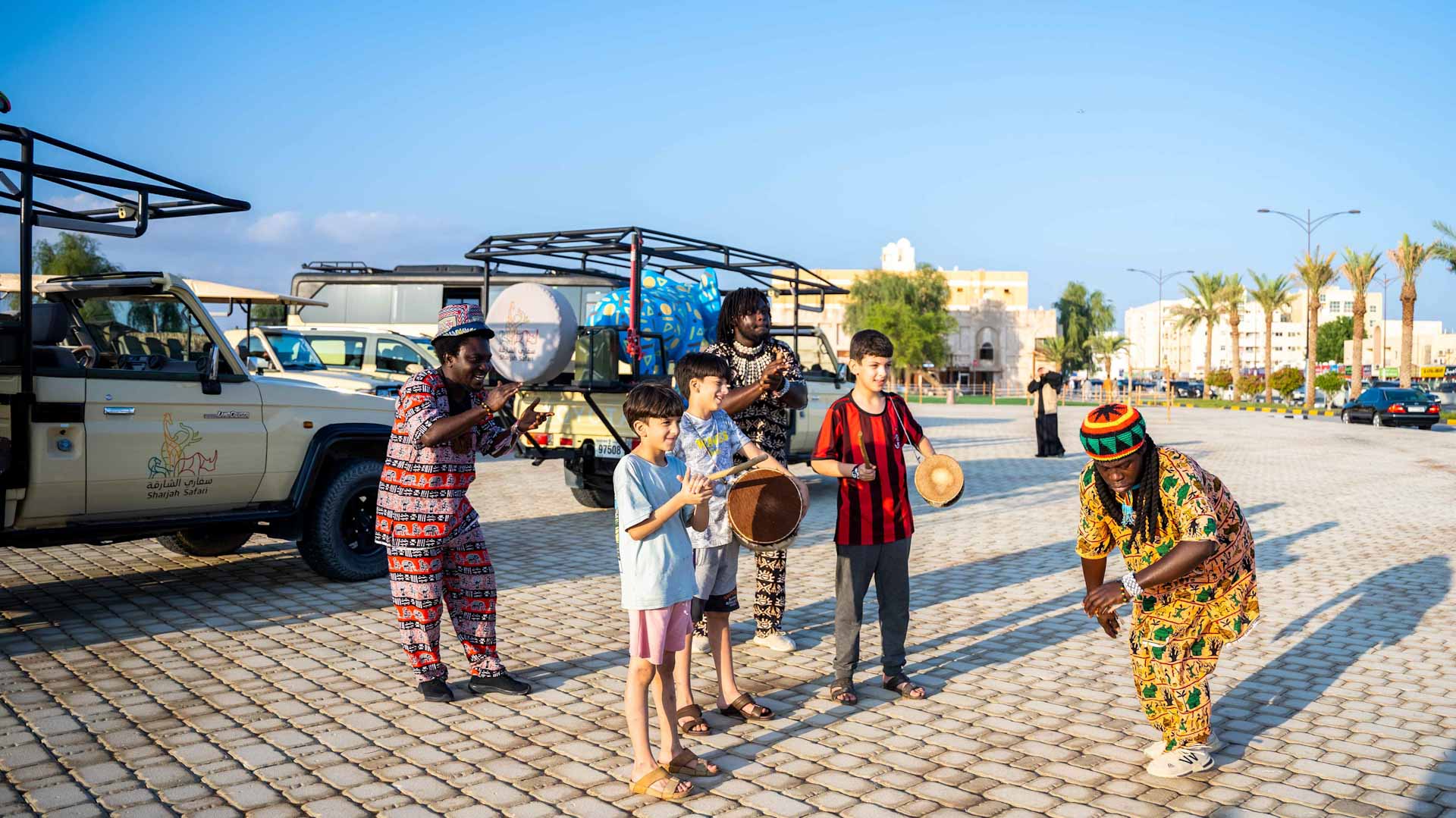 Image for the title: Sharjah Safari brings African nature to streets of emirate 