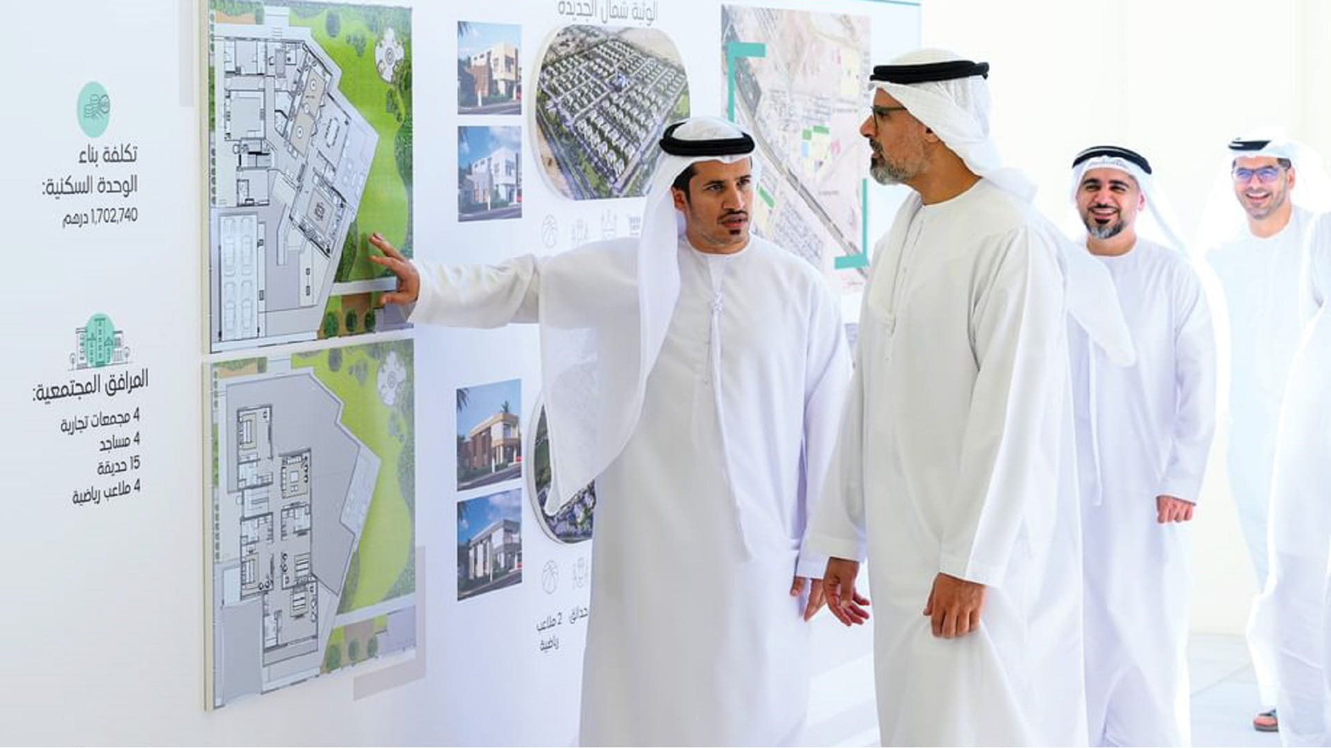 Image for the title: Khaled bin Mohamed inaugurates Al Wathba housing project 