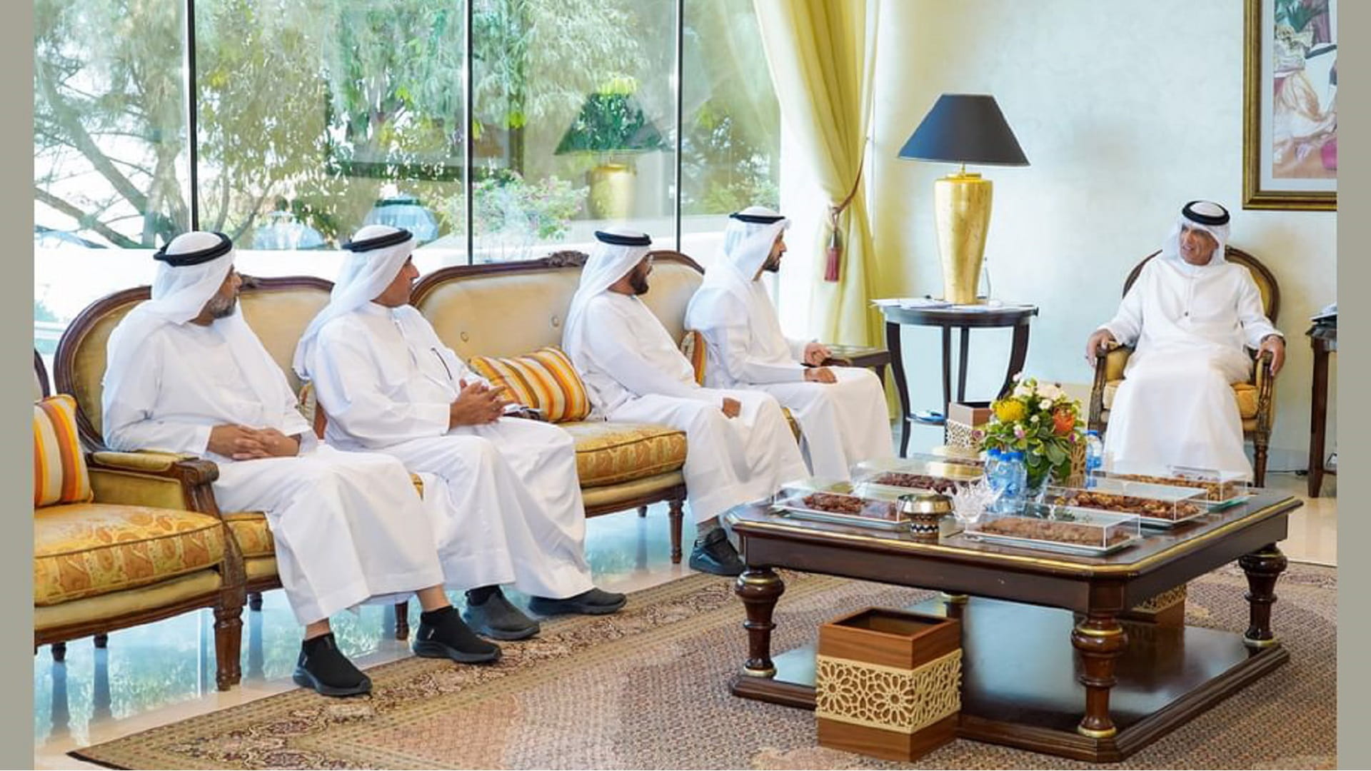 Image for the title: RAK Ruler receives GAIAE delegation 