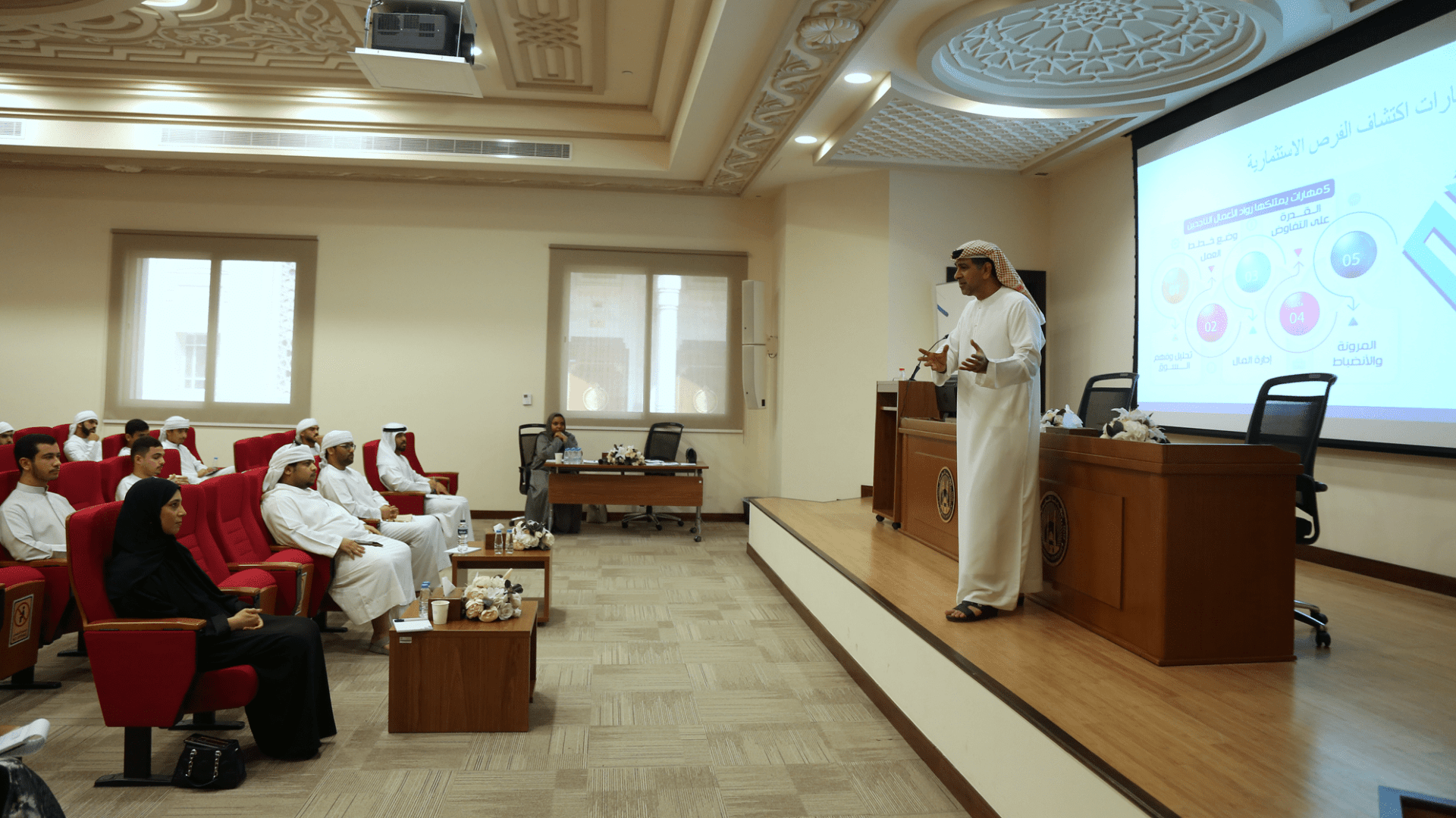 Image for the title: SDHR and Ruwad train job seekers on project management 