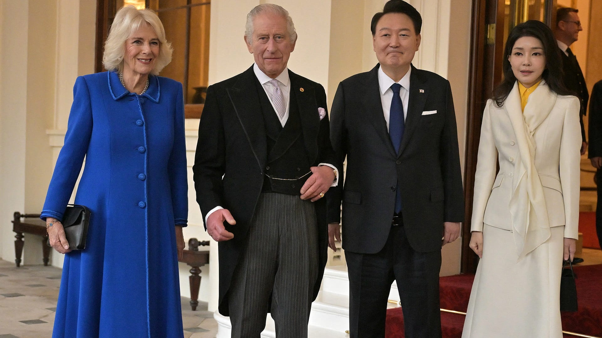 Image for the title: S. Korea leader Yoon ends regal state visit to UK 