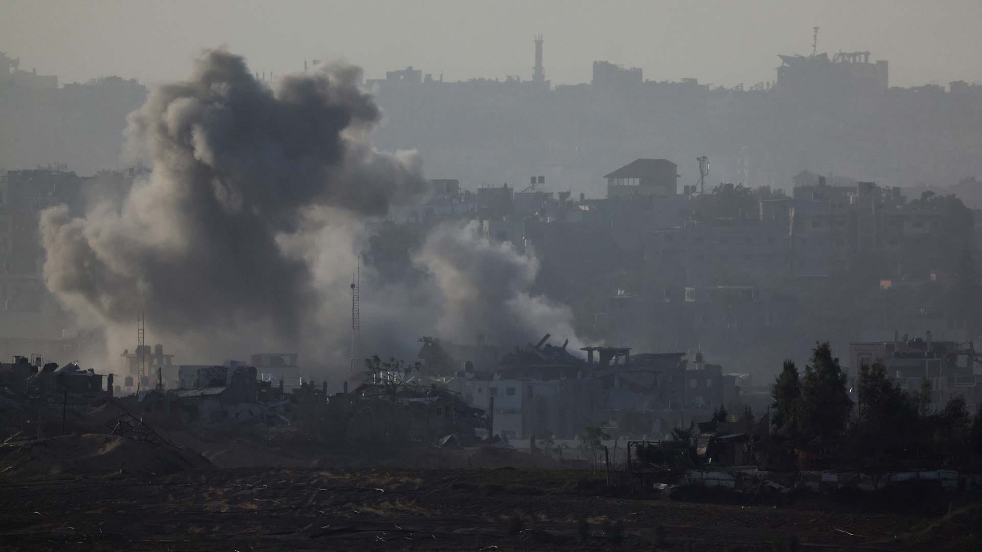 صورة بعنوان: بدء سريان وقف إطلاق النار بين إسرائيل وحماس‭ ‬ 