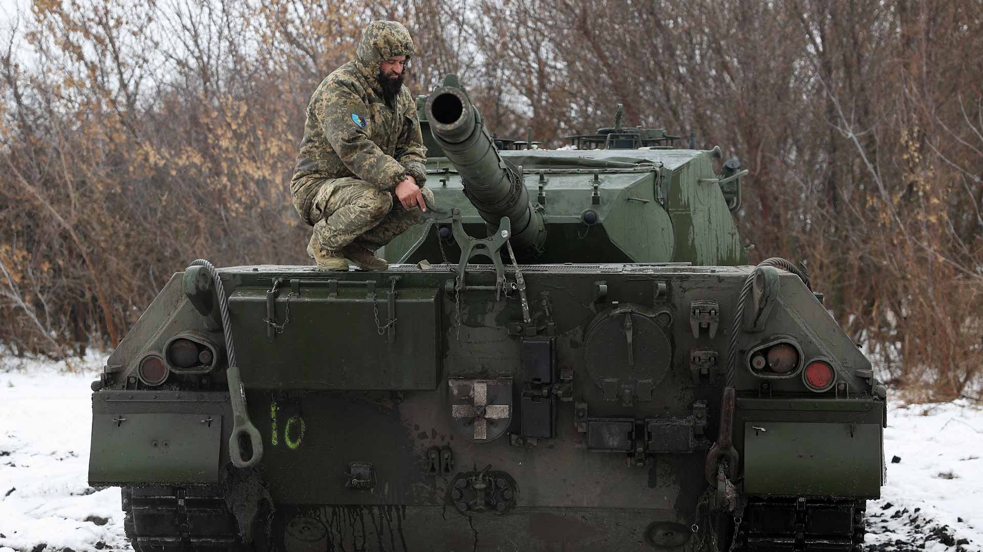 Image for the title: 5 wounded in Kyiv by largest ever drone attack on Ukraine 