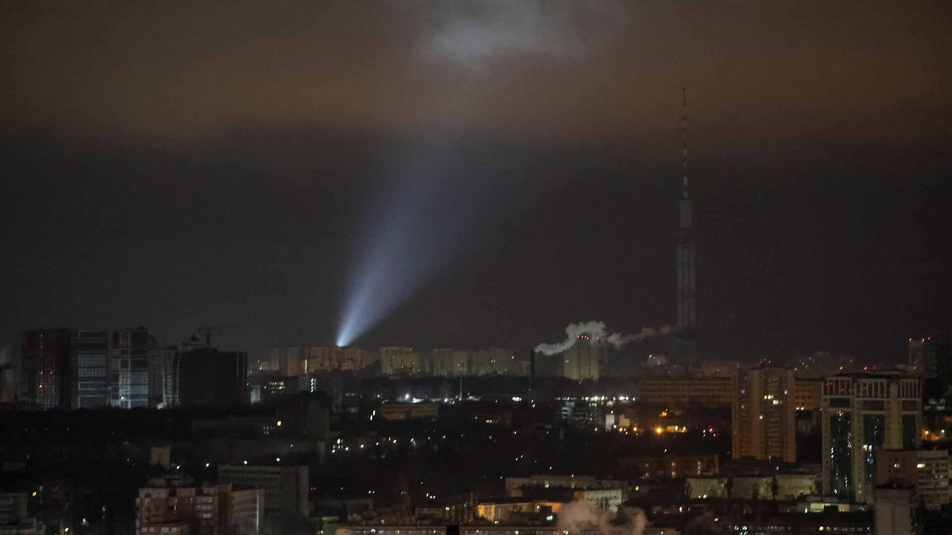 Image for the title: Russia says it shoots down 20 Ukrainian drones 