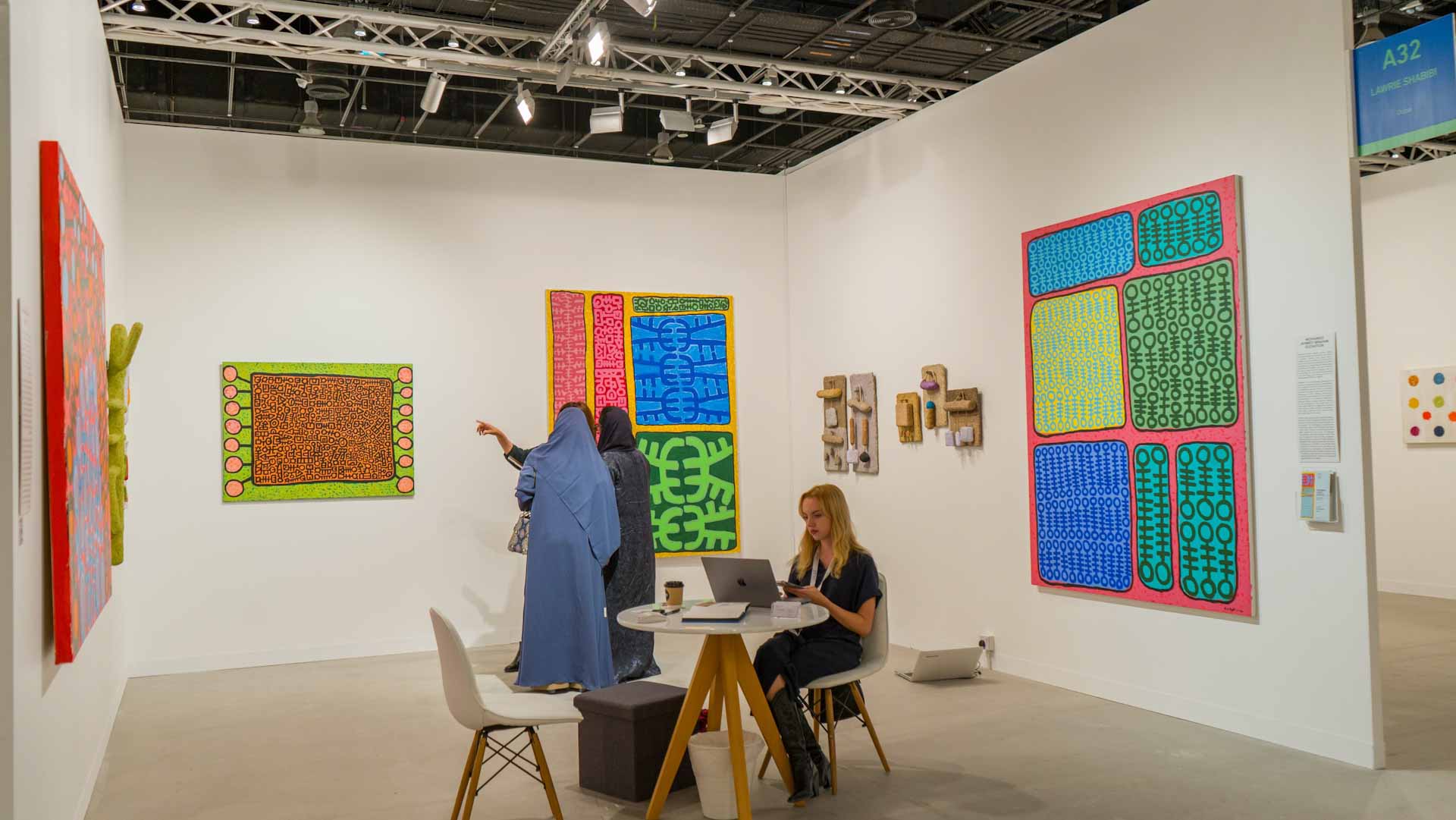 Image for the title: Kalimat Foundation participates in Abu Dhabi Art Fair  