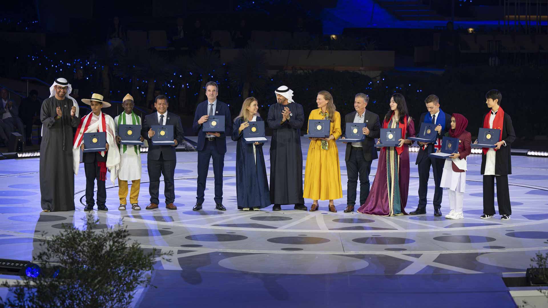 Image for the title: UAE President honours 11 winners of Zayed Sustainability Prize 